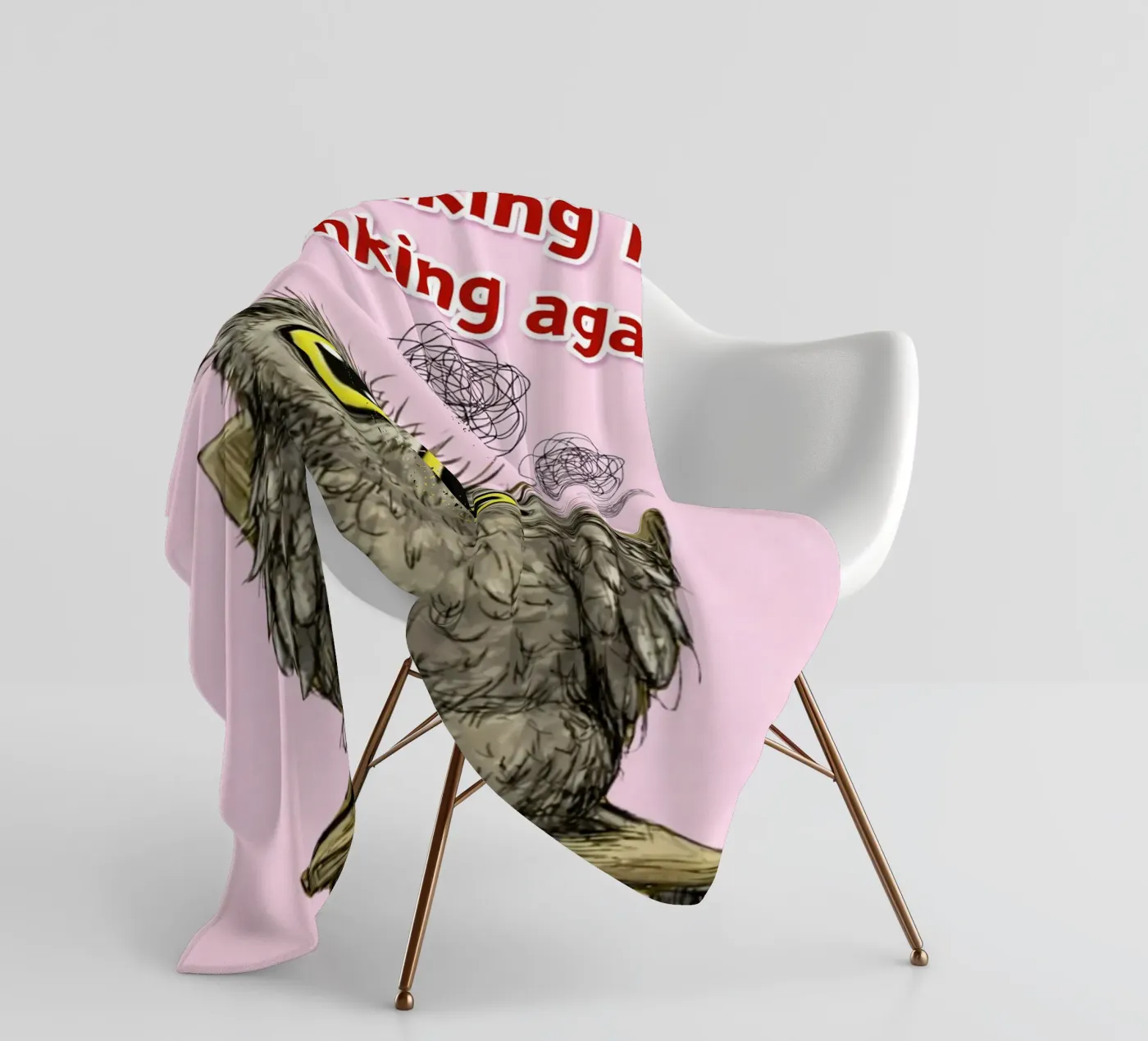 overthinking again coperta in pile da roosses