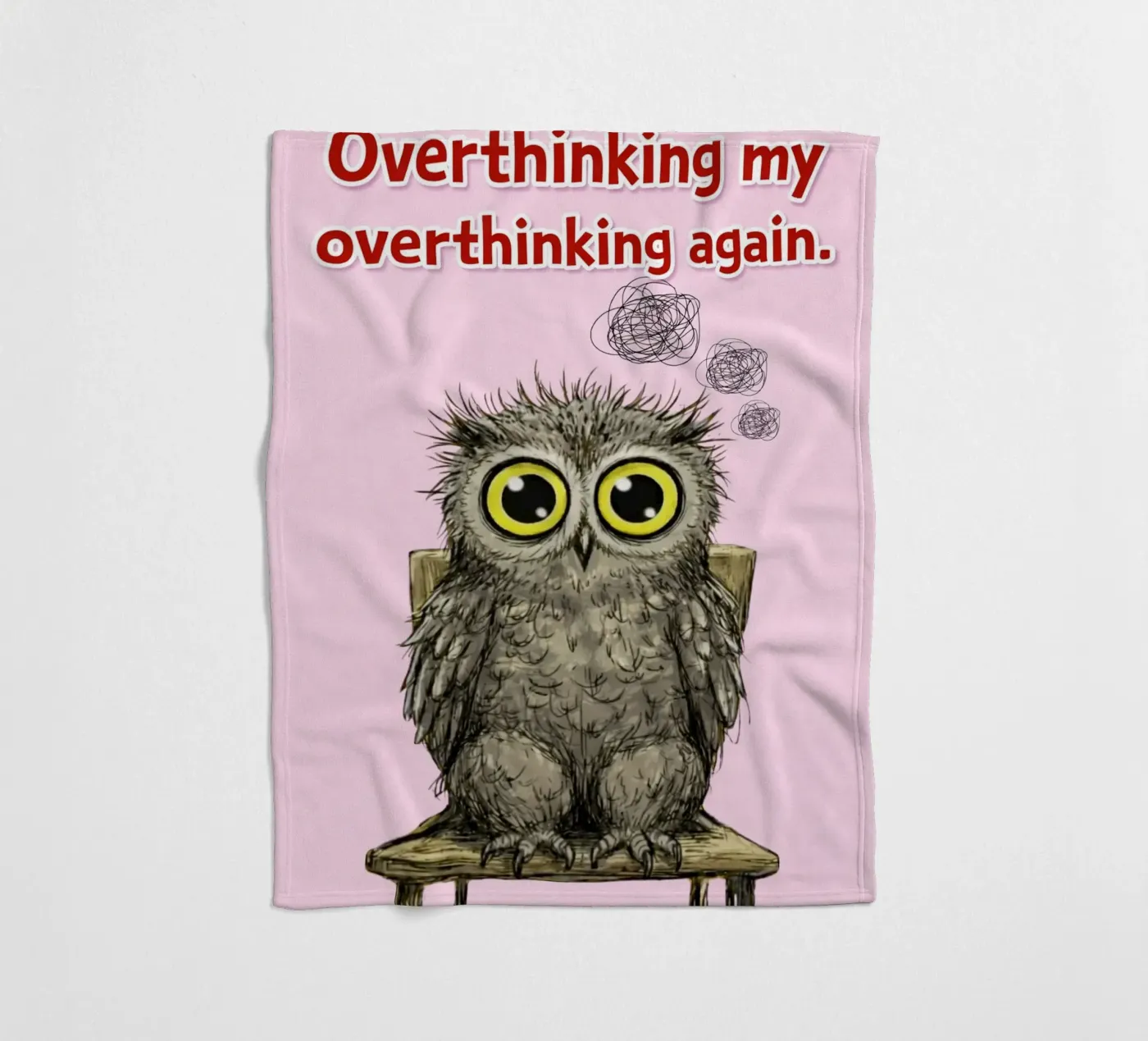 overthinking again coperta in pile da roosses