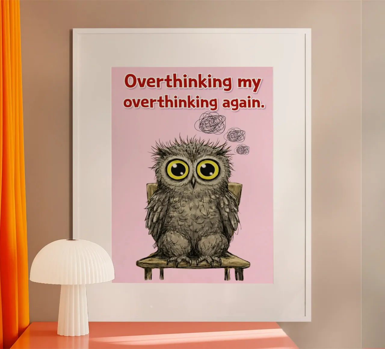 overthinking again poster by roosses