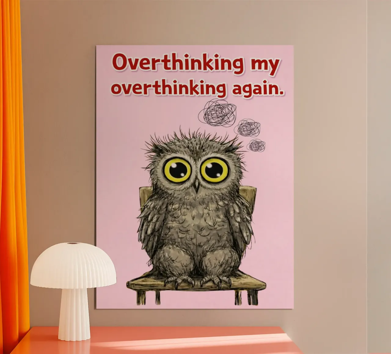 overthinking again poster by roosses