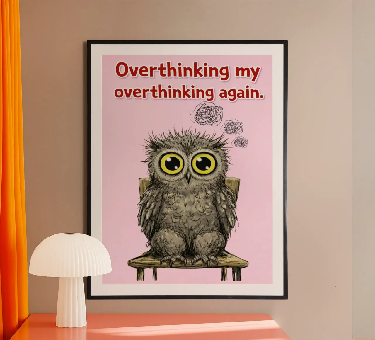 overthinking again poster by roosses