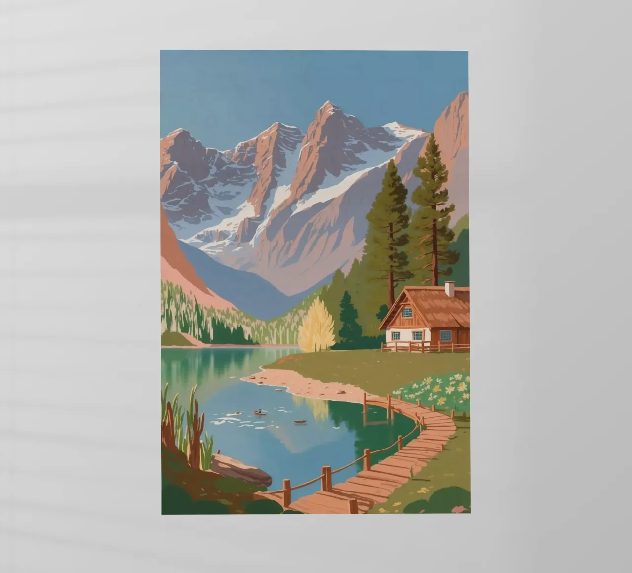 Pragser Wildsee: Risveglio della primavera | Werk 2 pellicola backlit da AlbertKlee
