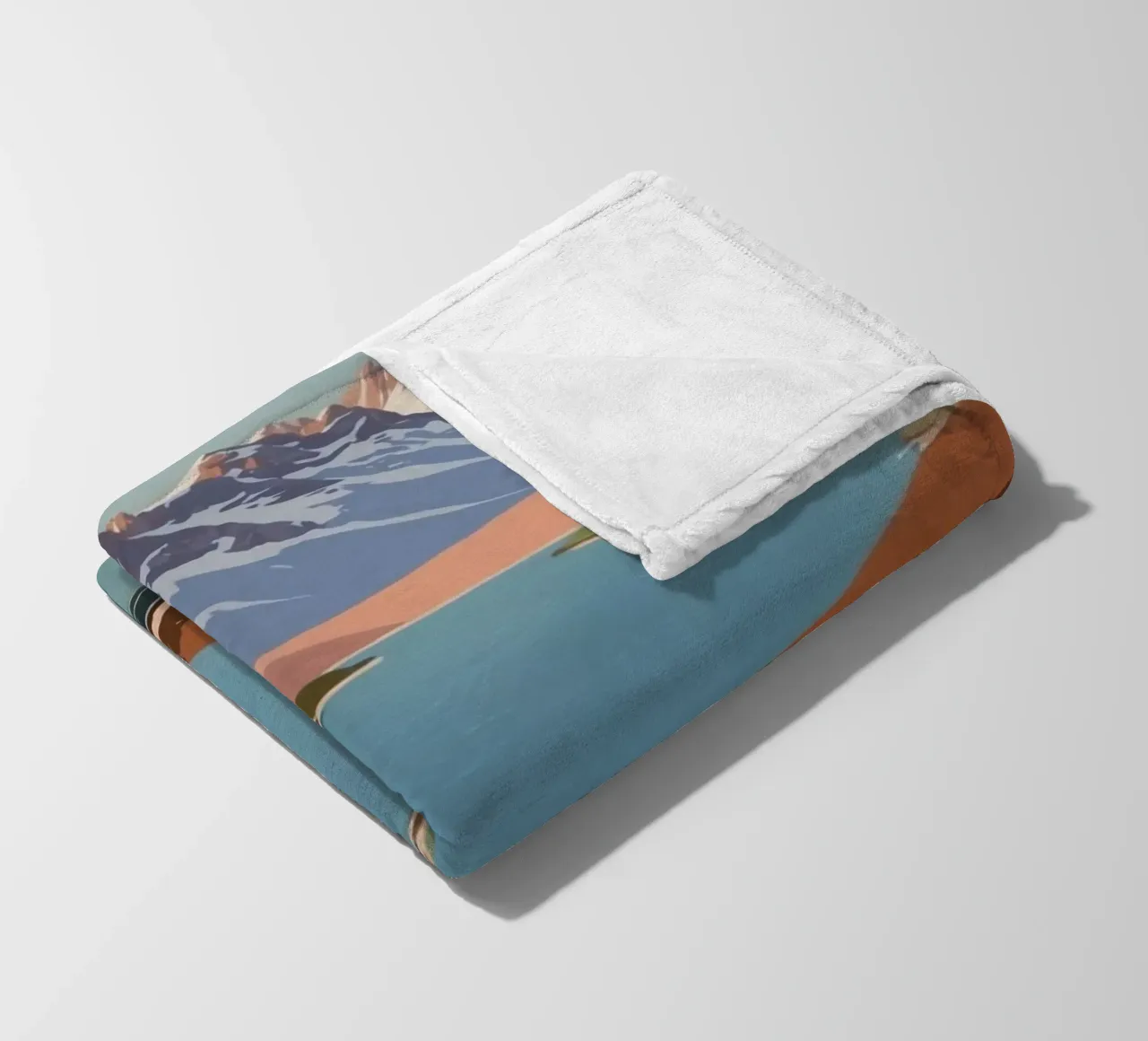 Pragser Wildsee: Spring enchantment | Werk 3 fleece blanket by AlbertKlee