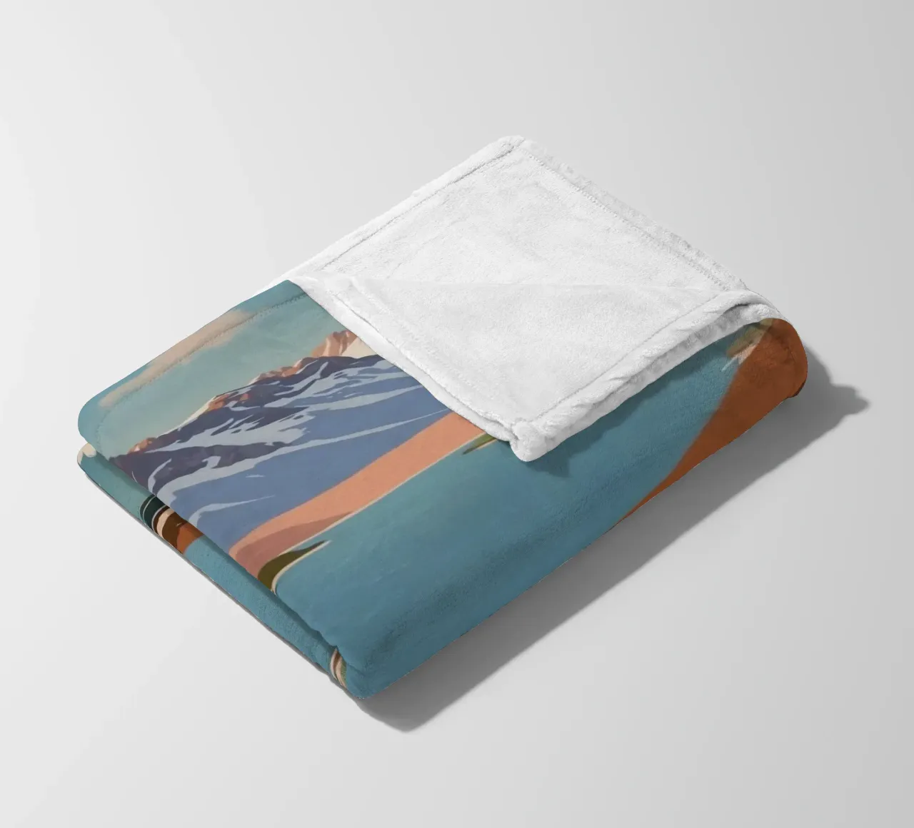 Pragser Wildsee: Spring enchantment | Werk 3 fleece blanket by AlbertKlee