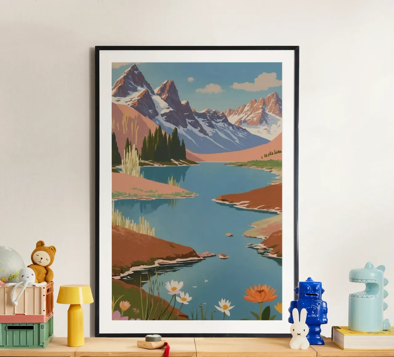 Pragser Wildsee: Encantamiento de primavera | Werk 3 hahnemühle de AlbertKlee