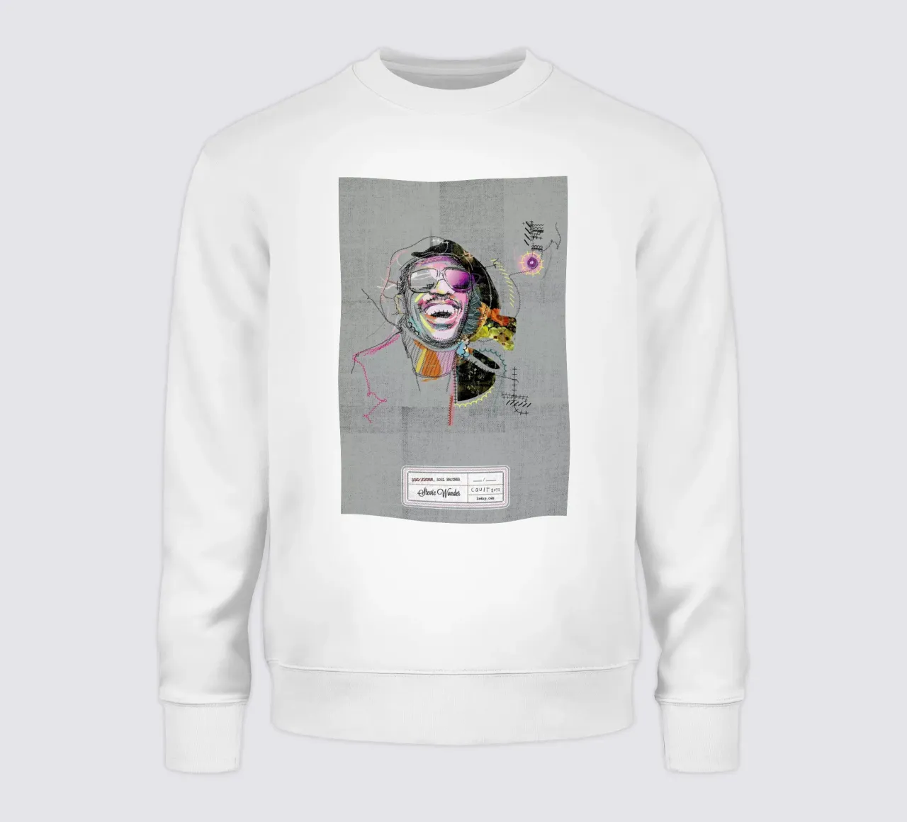 Stevie Portrait felpa da Carlos Quitério