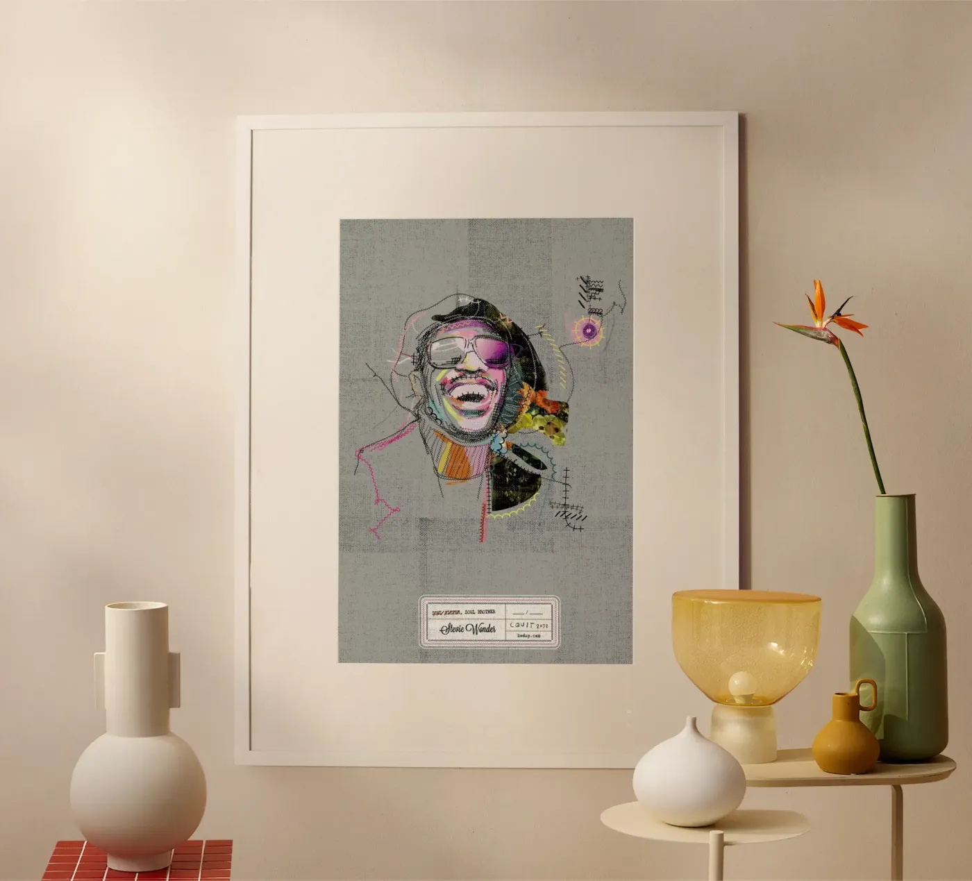 Stevie Portrait poster da Carlos Quitério