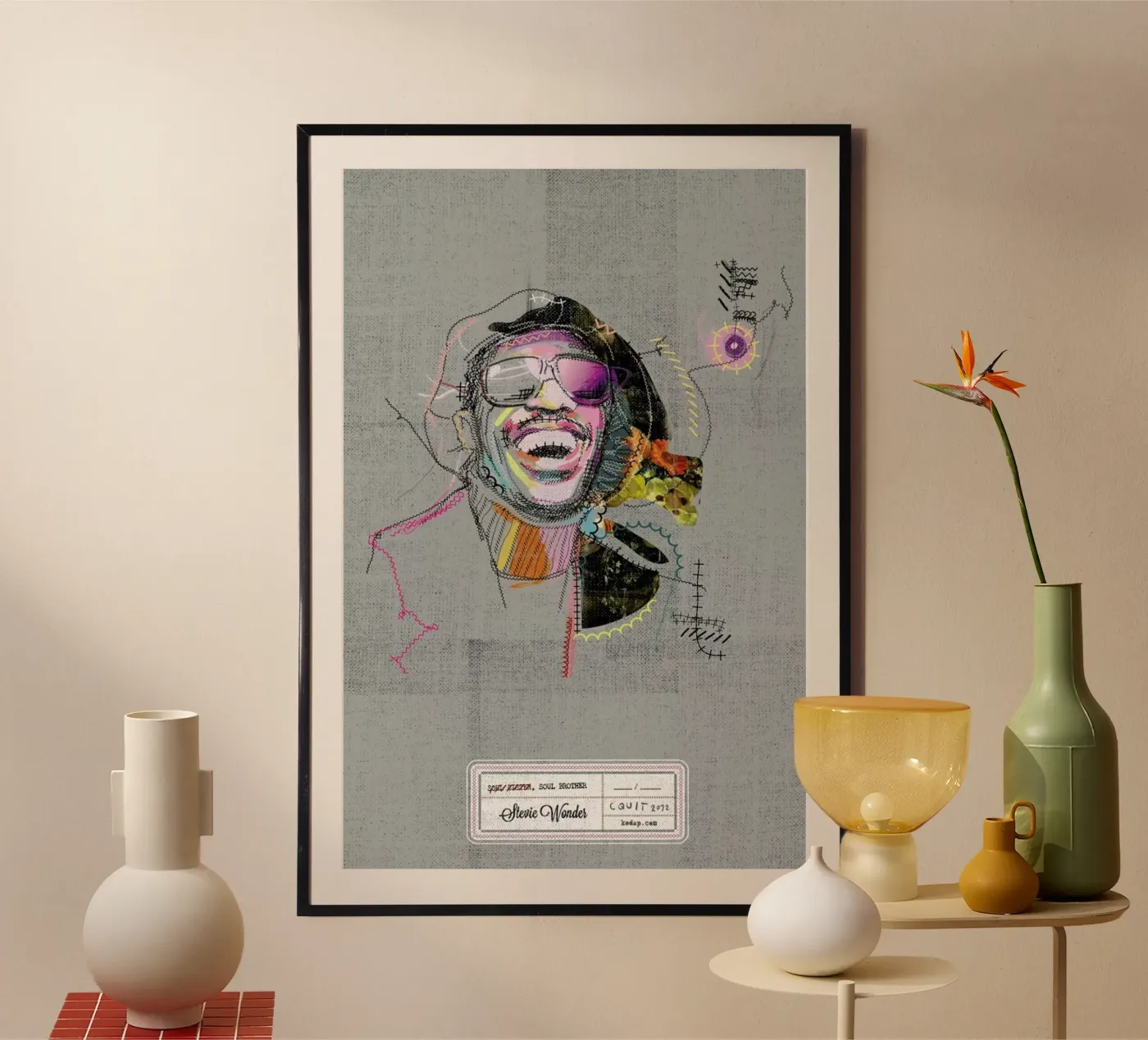 Stevie Portrait poster da Carlos Quitério