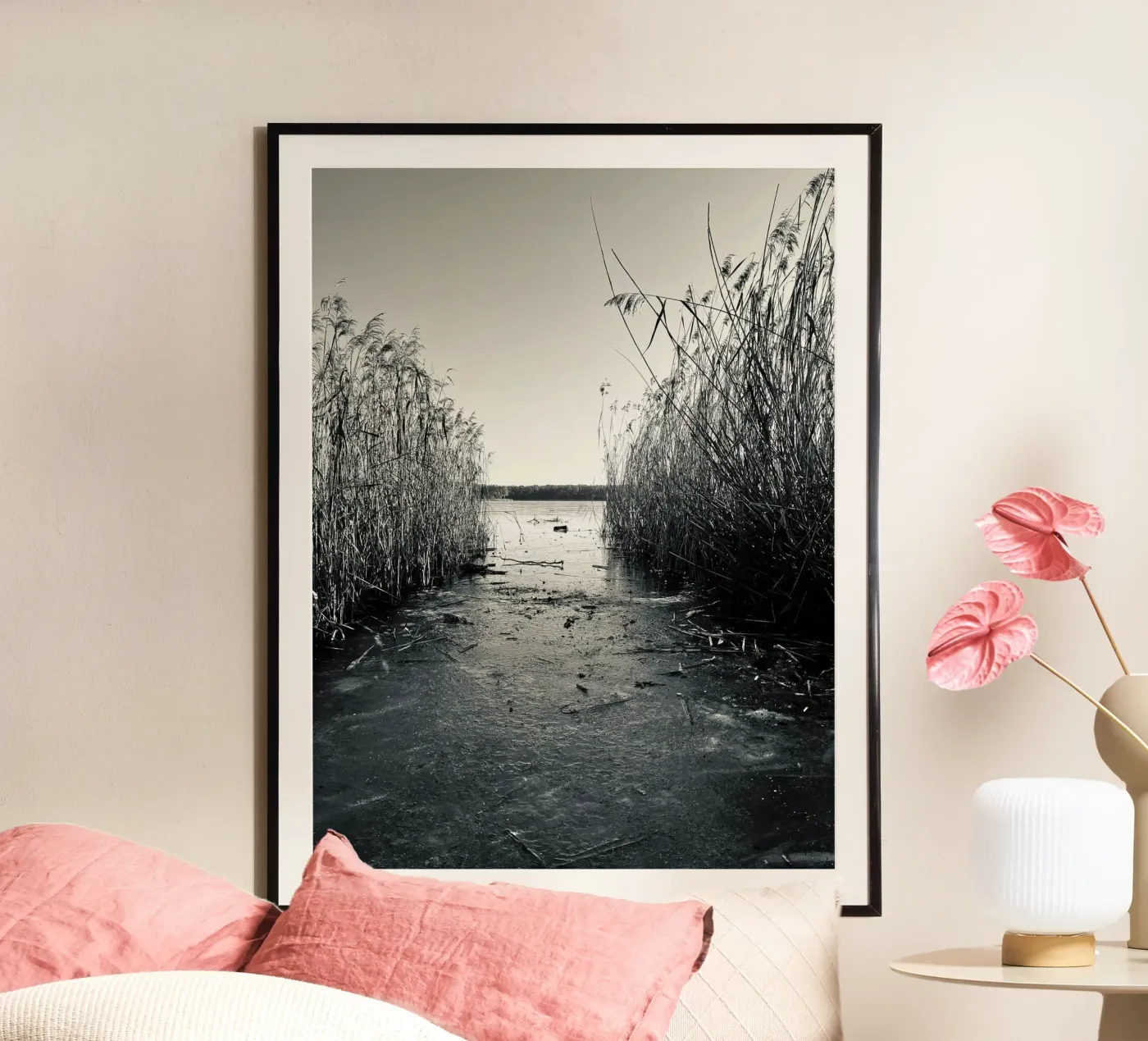Between the shores poster by JUNIQERIN photography by Dorothea Baur