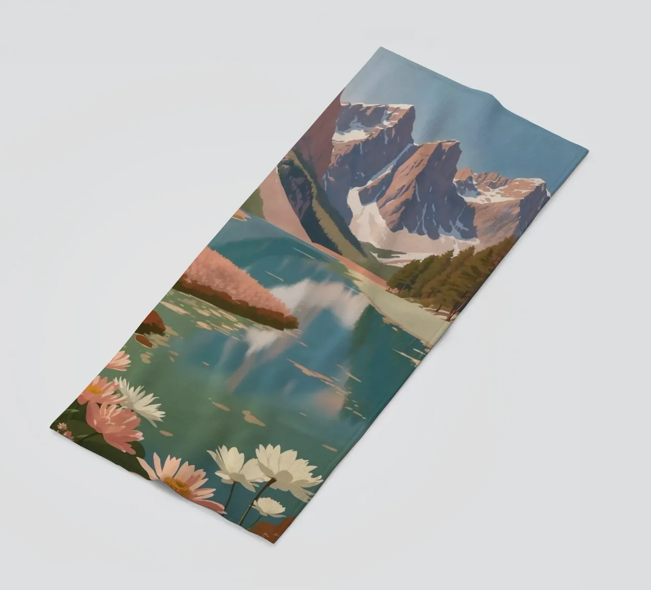 Pragser Wildsee: lo splendore della primavera | Werk 5 telo mare da AlbertKlee
