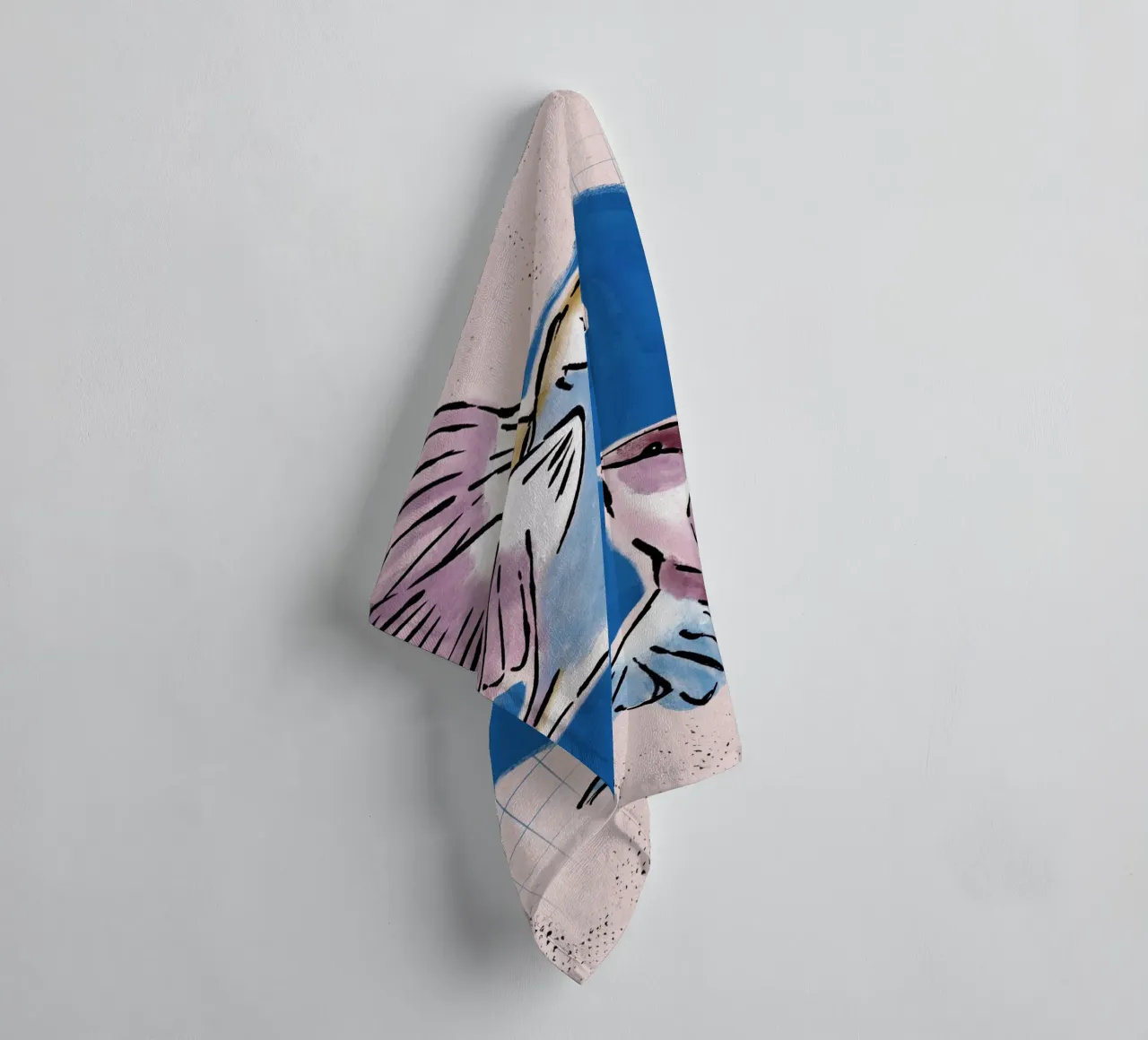 Two Birds towel by modeern