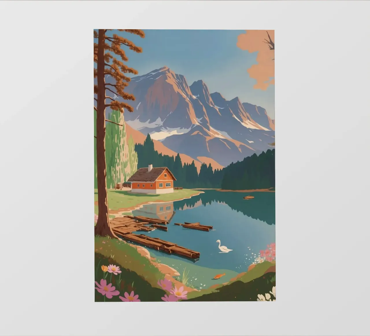 Pragser Wildsee: sogno di primavera | Werk 6 pellicola backlit da AlbertKlee