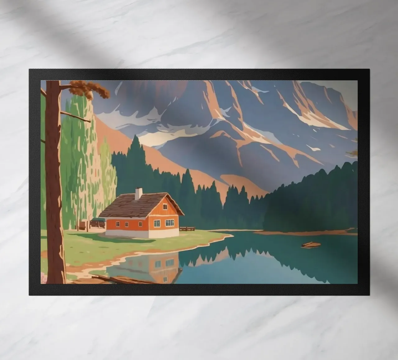 Pragser Wildsee: sogno di primavera | Werk 6 zerbino da AlbertKlee