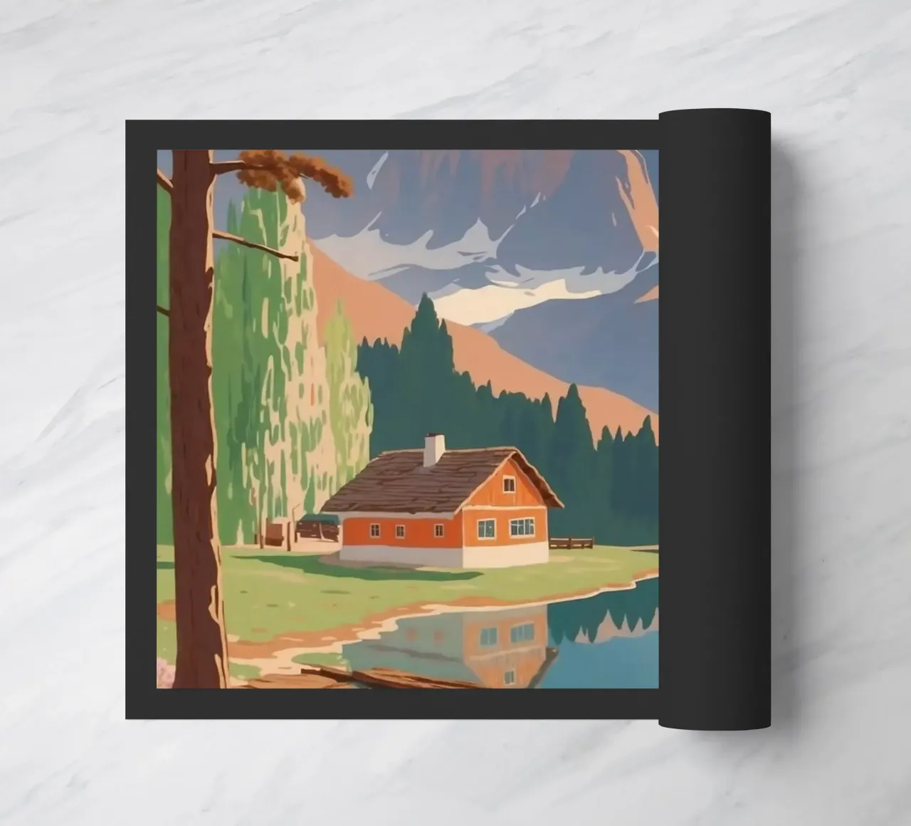 Pragser Wildsee: sogno di primavera | Werk 6 zerbino da AlbertKlee