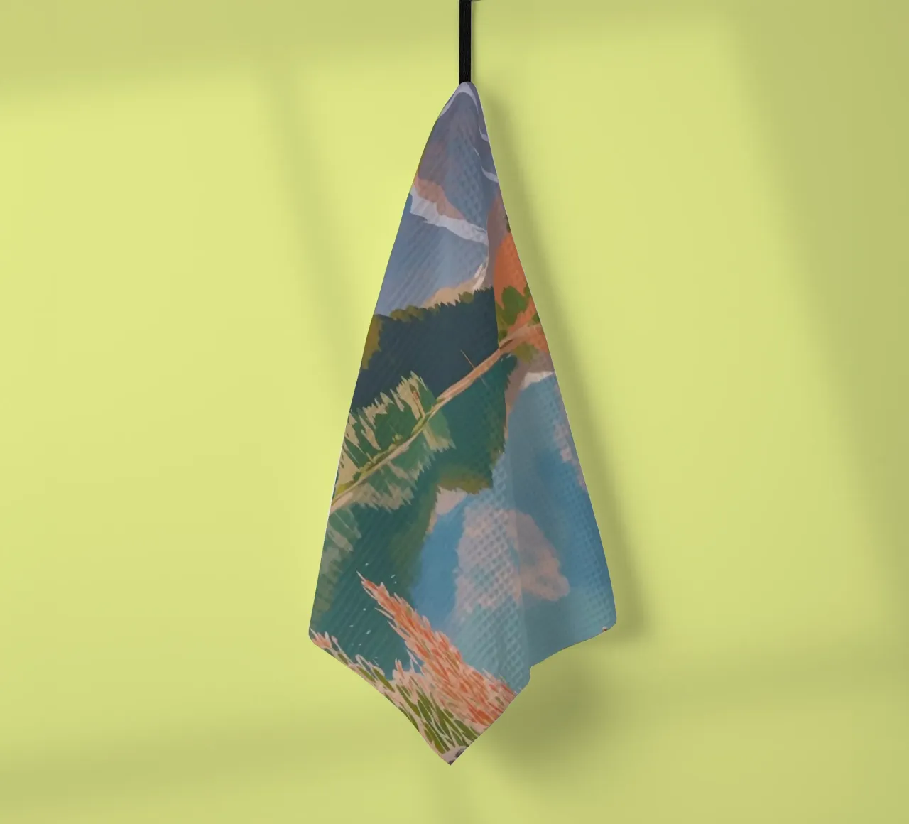 Pragser Wildsee : un doux miroir de la nature | Usine 7 torchon de AlbertKlee