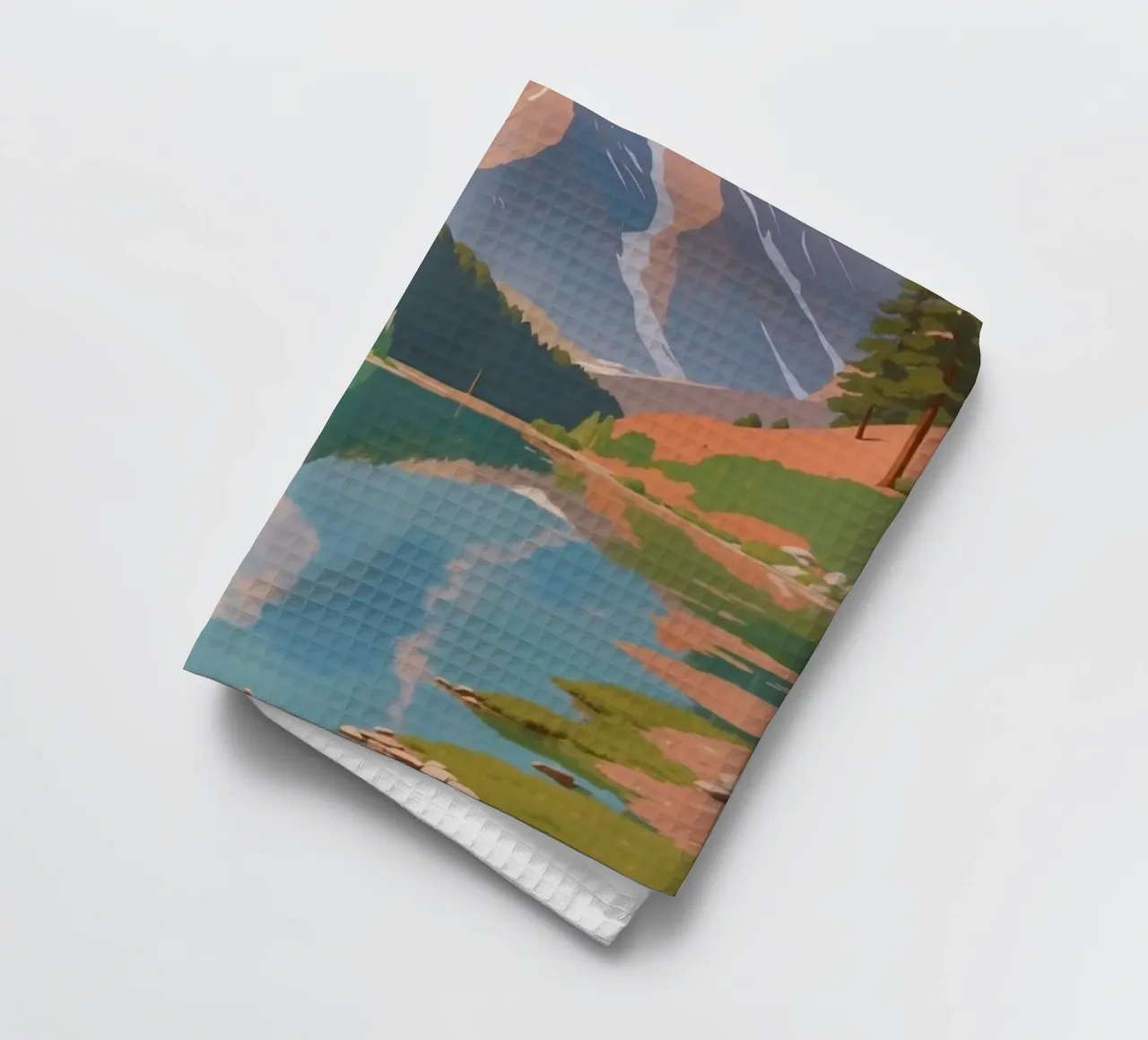 Pragser Wildsee : un doux miroir de la nature | Usine 7 torchon de AlbertKlee