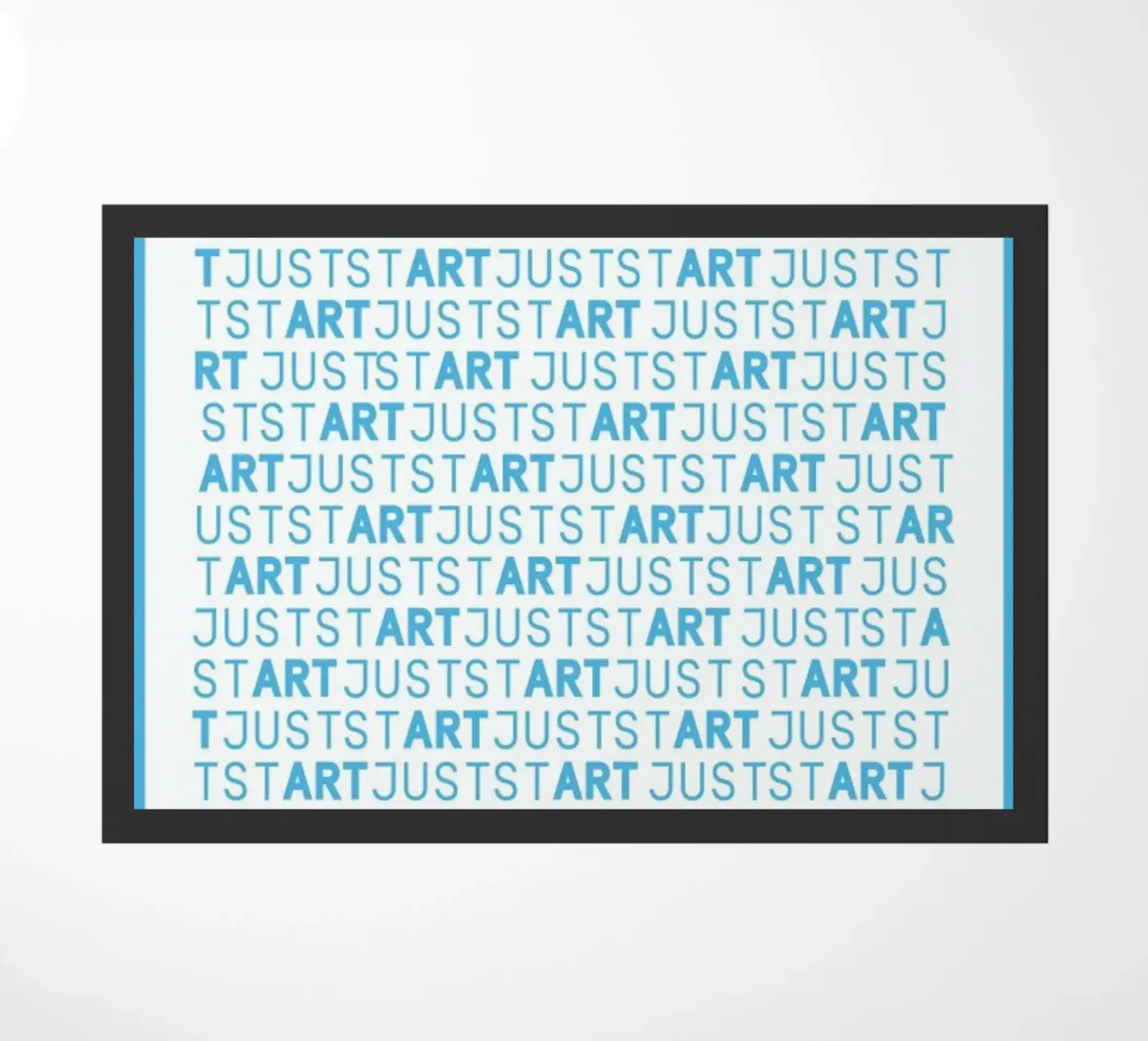 Just Start Fußmatte von Andreas Wundersee