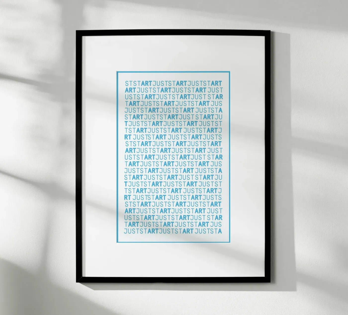 Just Start poster van Andreas Wundersee