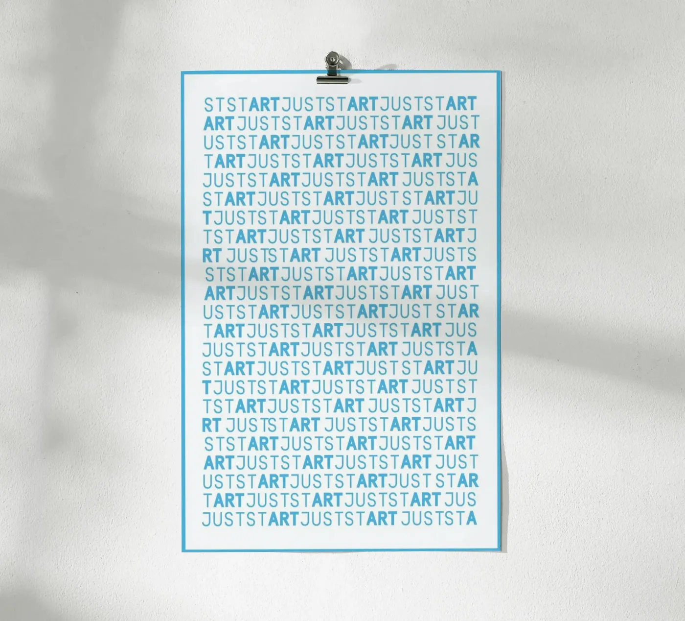 Just Start poster van Andreas Wundersee
