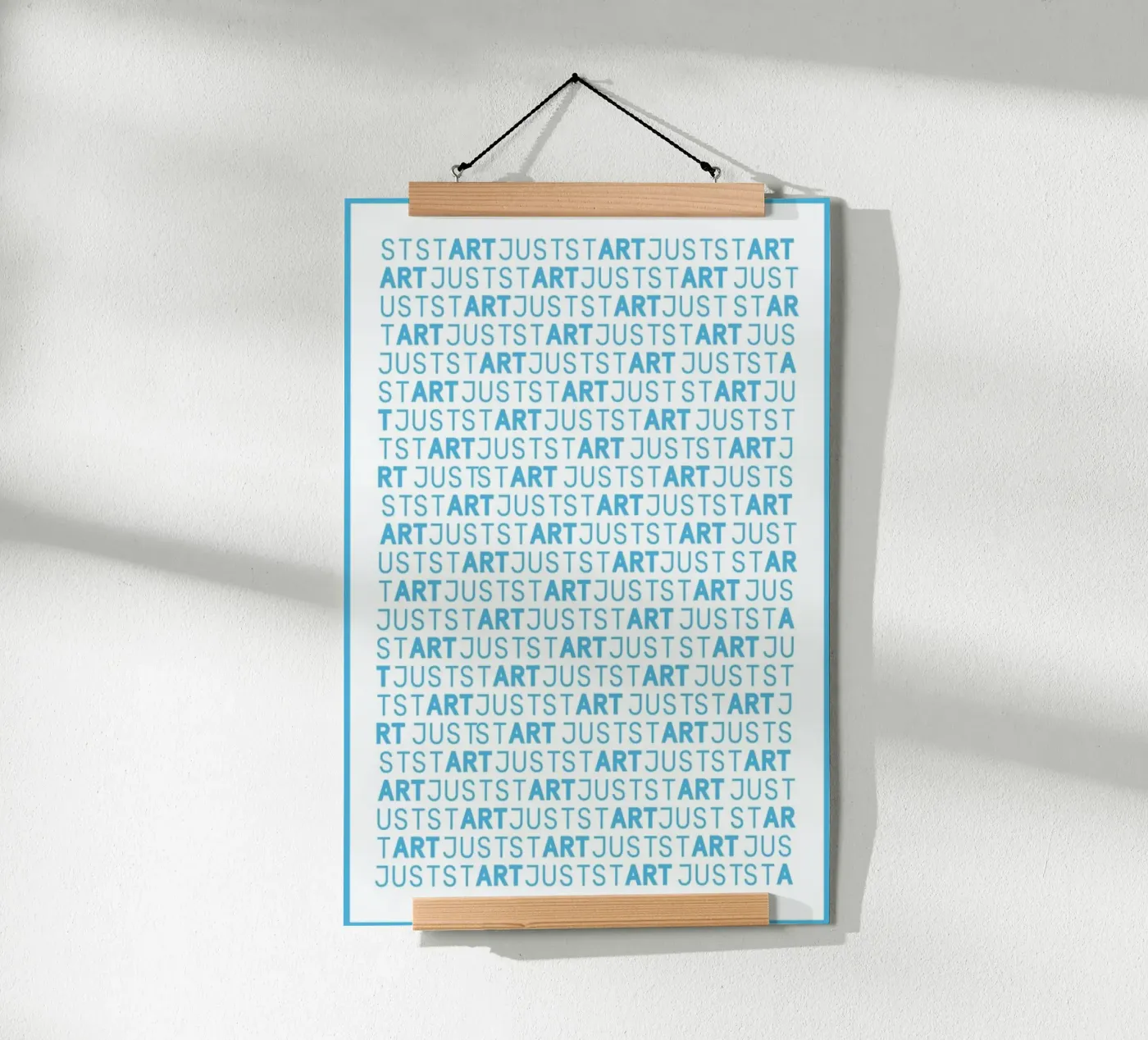Just Start poster van Andreas Wundersee
