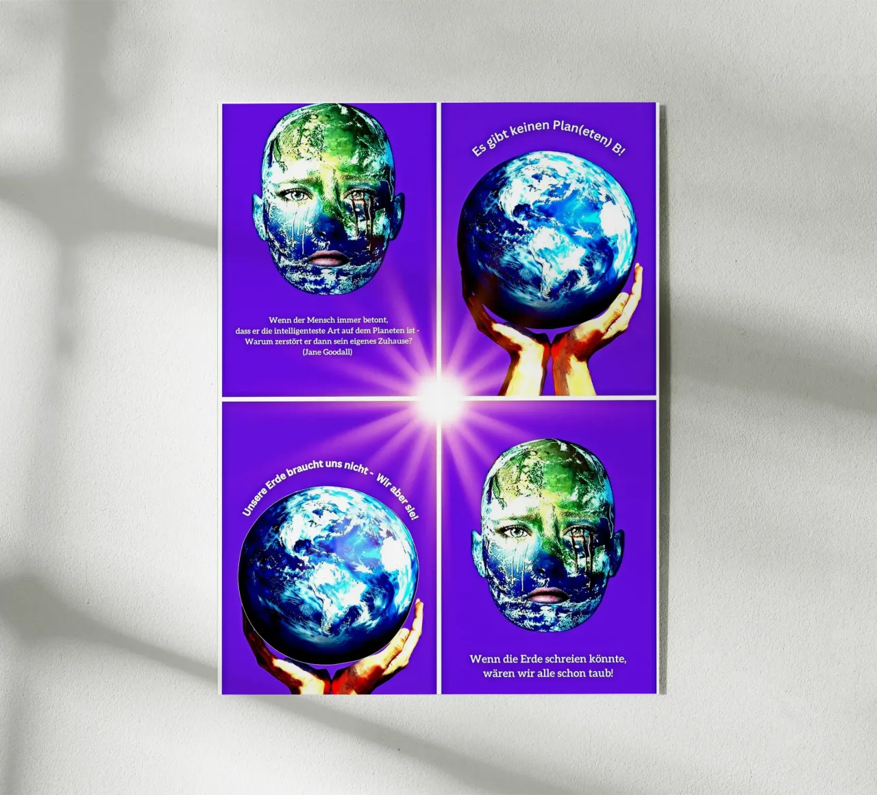 Save The Planet plexiglass da livingyourway