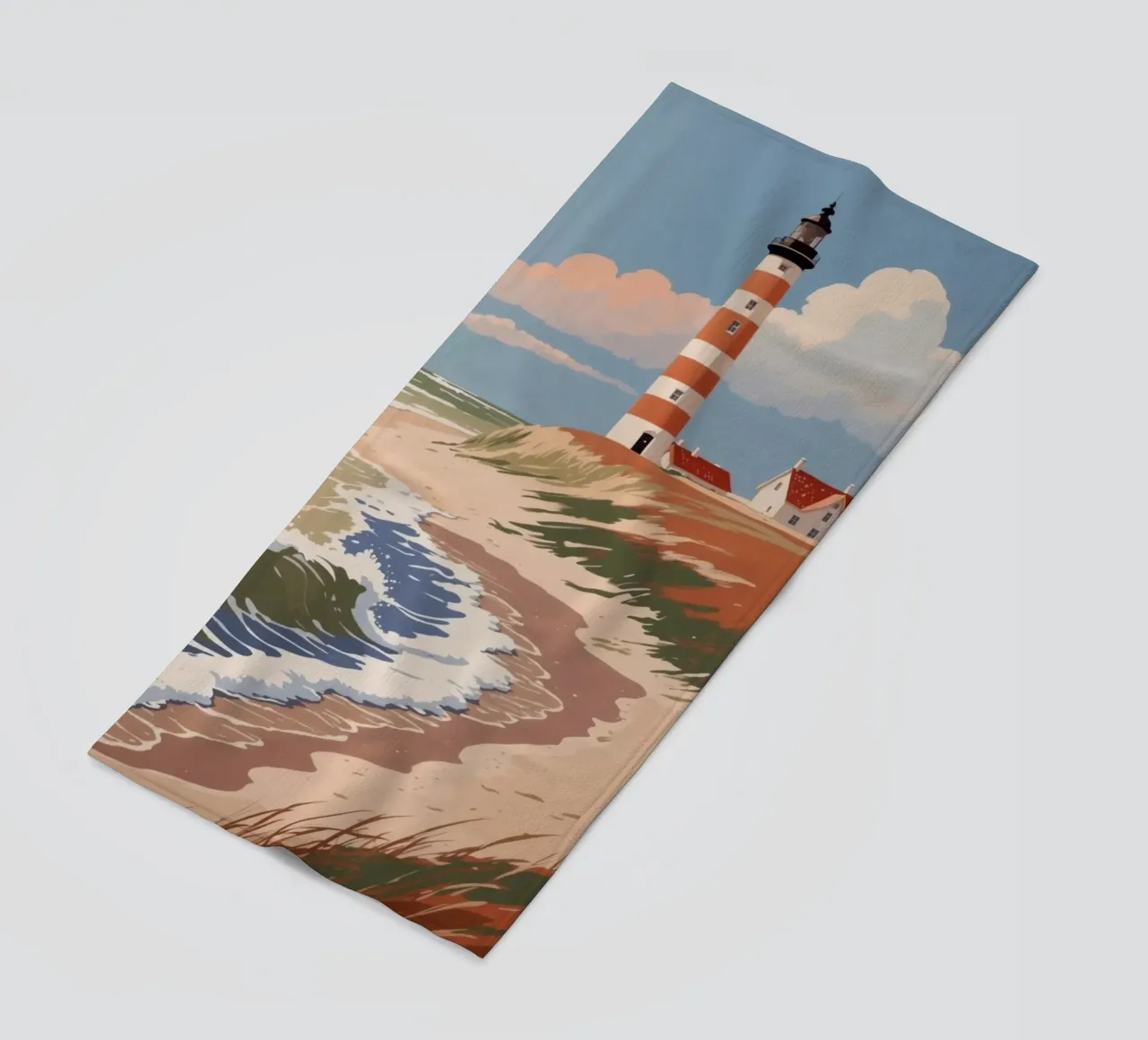 Texel: Autumnal impressions | Work 1 beach towel by AlbertKlee