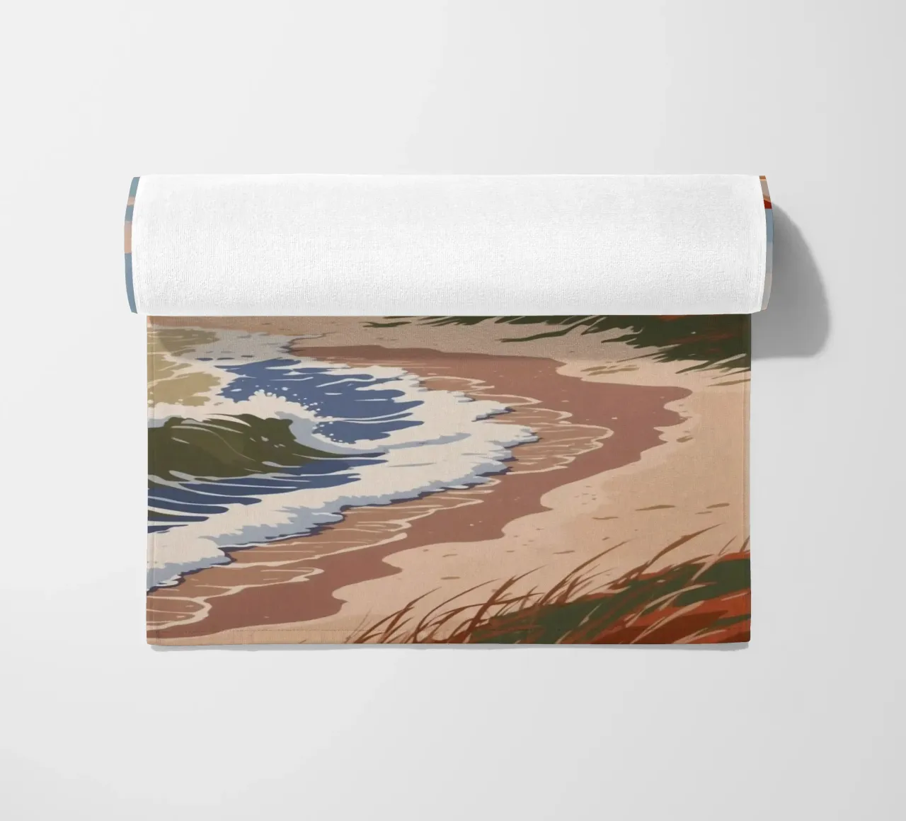 Texel: Autumnal impressions | Work 1 beach towel by AlbertKlee