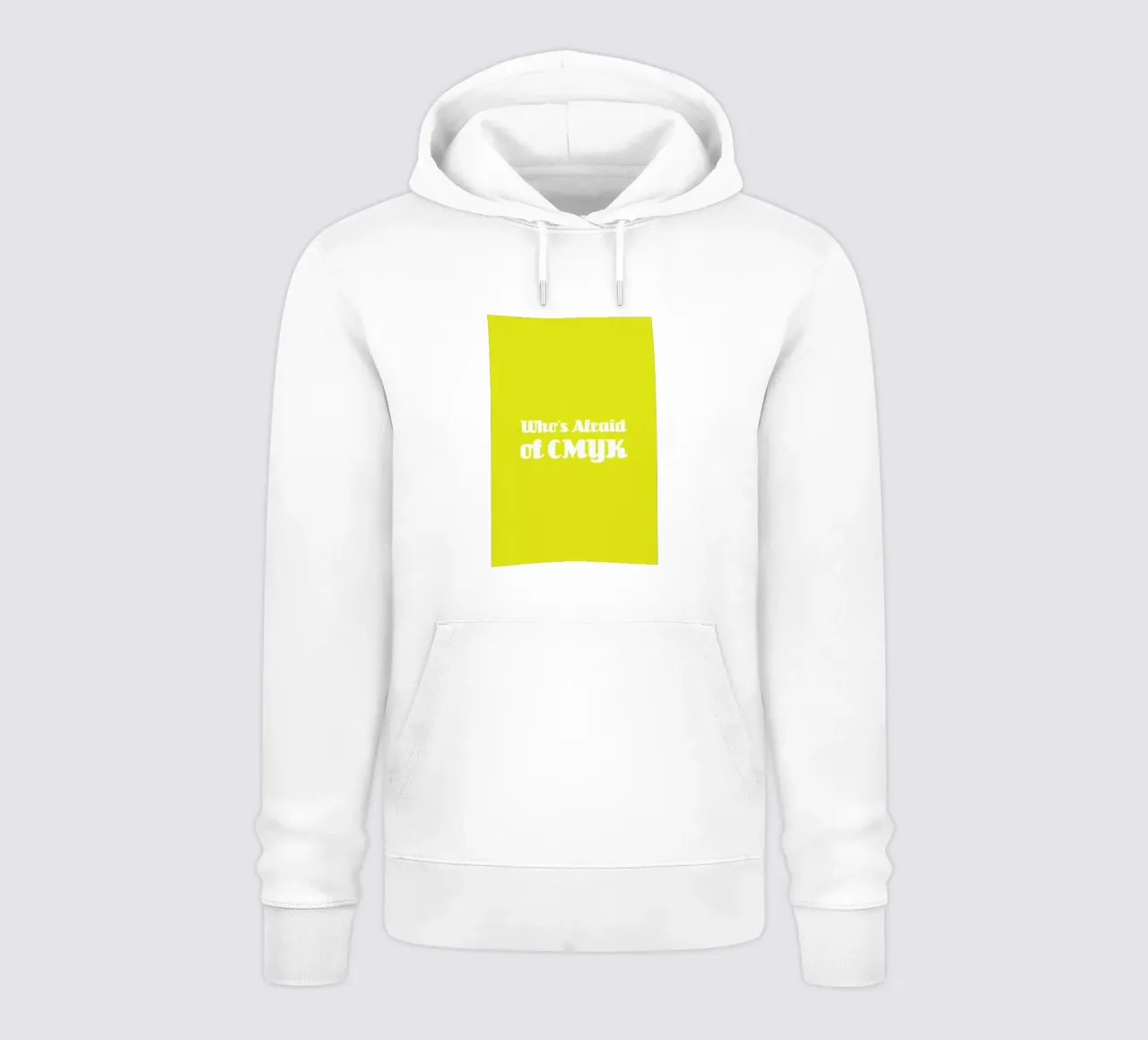 Who's Afraid of CMYK felpa con cappuccio da Andreas Wundersee