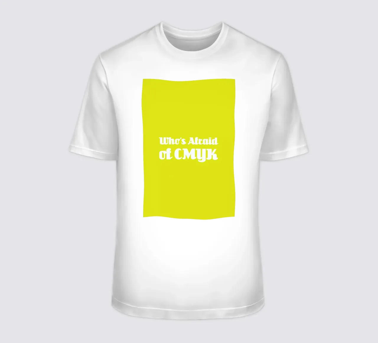 Who's Afraid of CMYK t-shirt da Andreas Wundersee