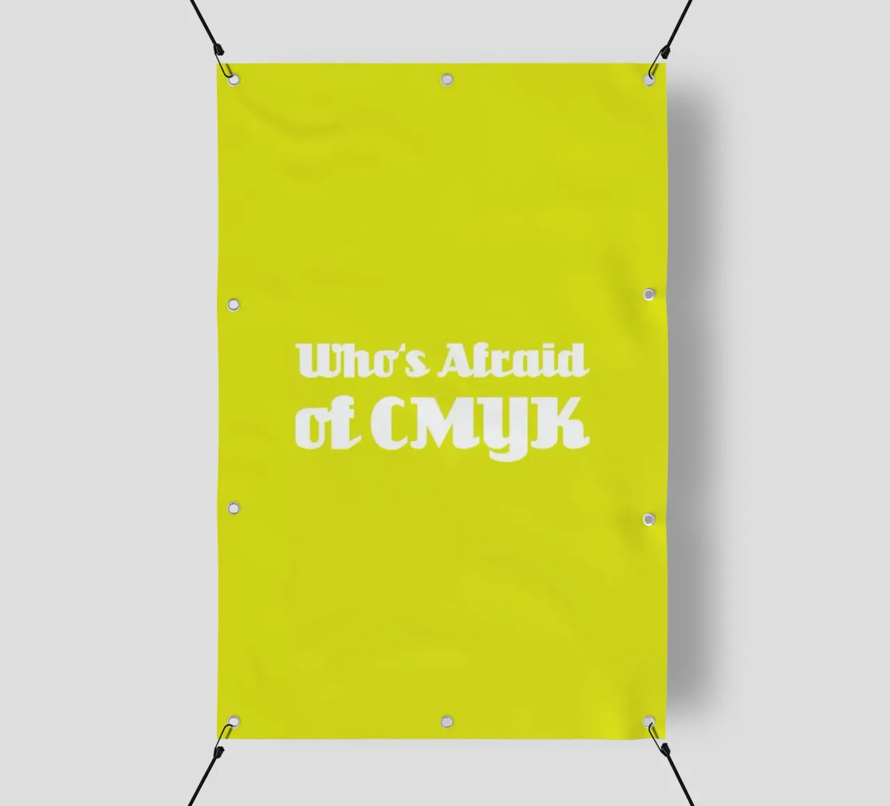 Who's Afraid of CMYK telo in pvc da Andreas Wundersee