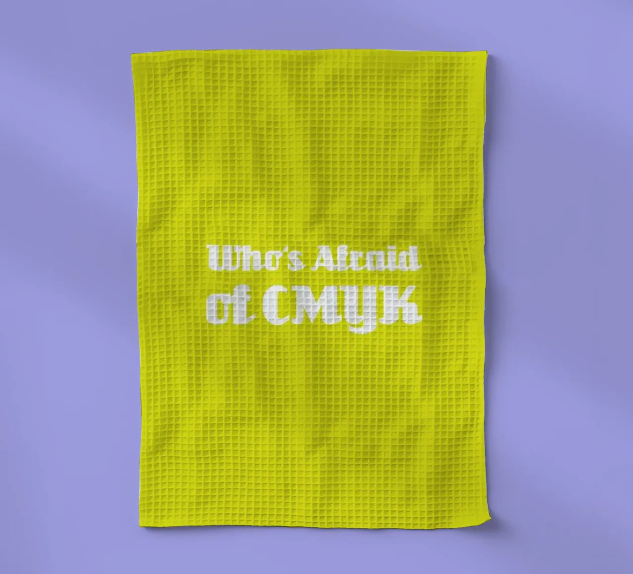 Who's Afraid of CMYK canovaccio da cucina da Andreas Wundersee
