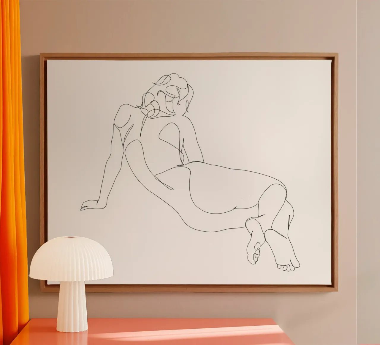 Pridie canvas with Floater frame by Addillum