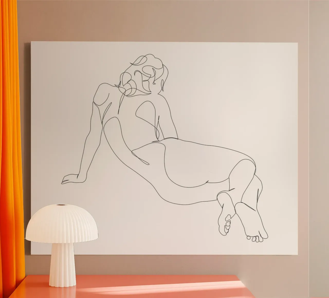Pridie canvas with Floater frame by Addillum