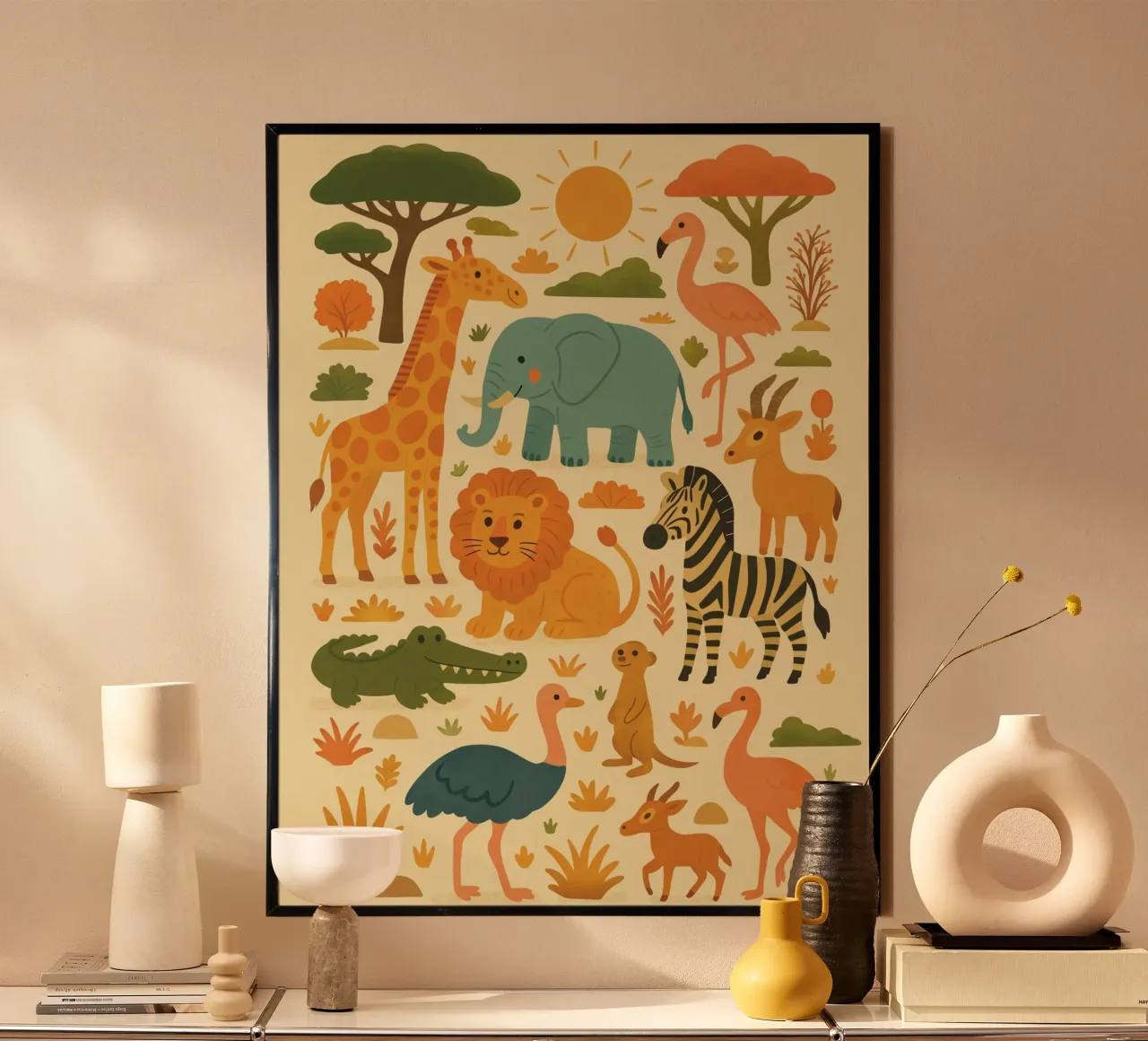 La Savane poster da kokoprint