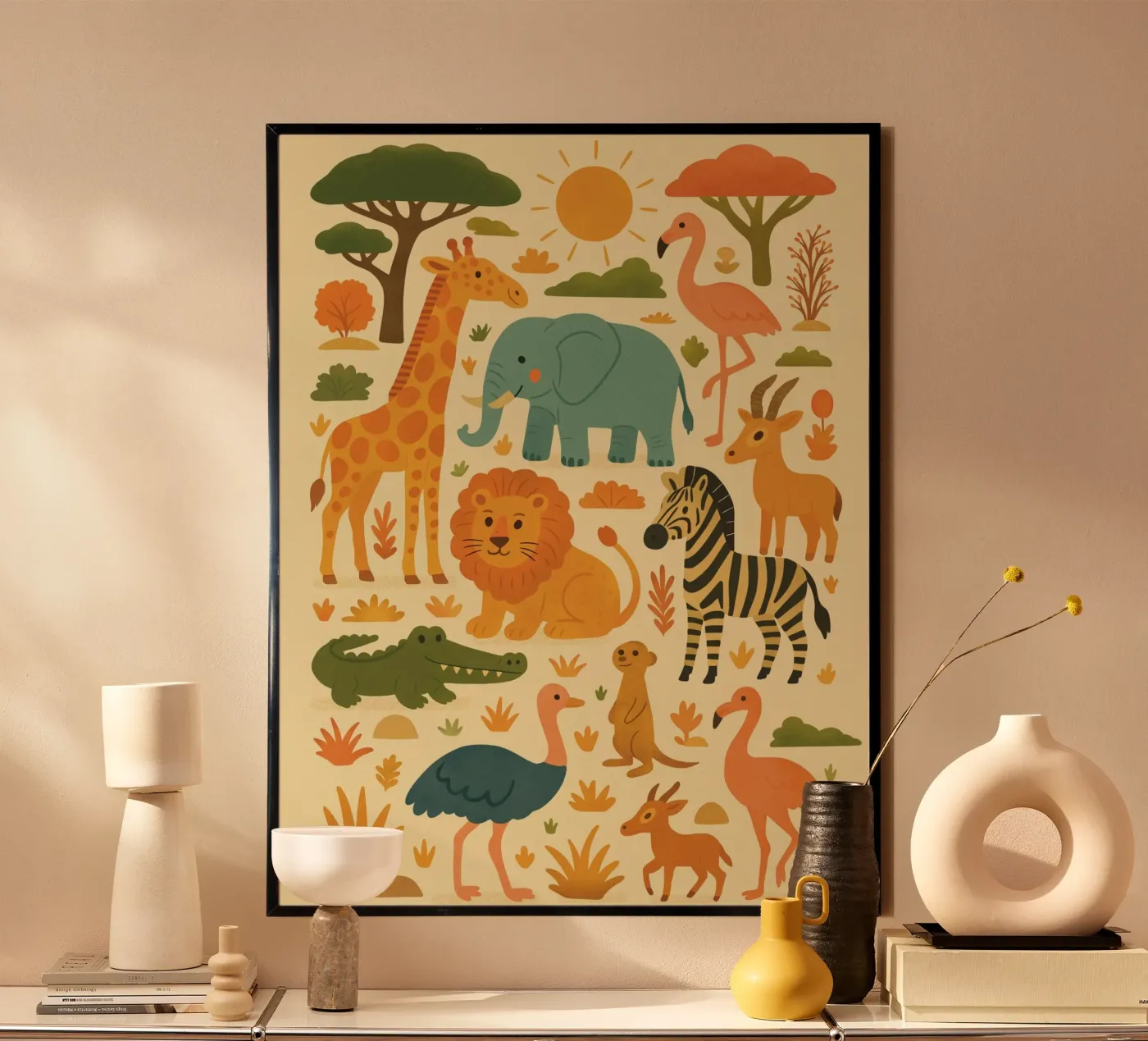 La Savane poster da kokoprint