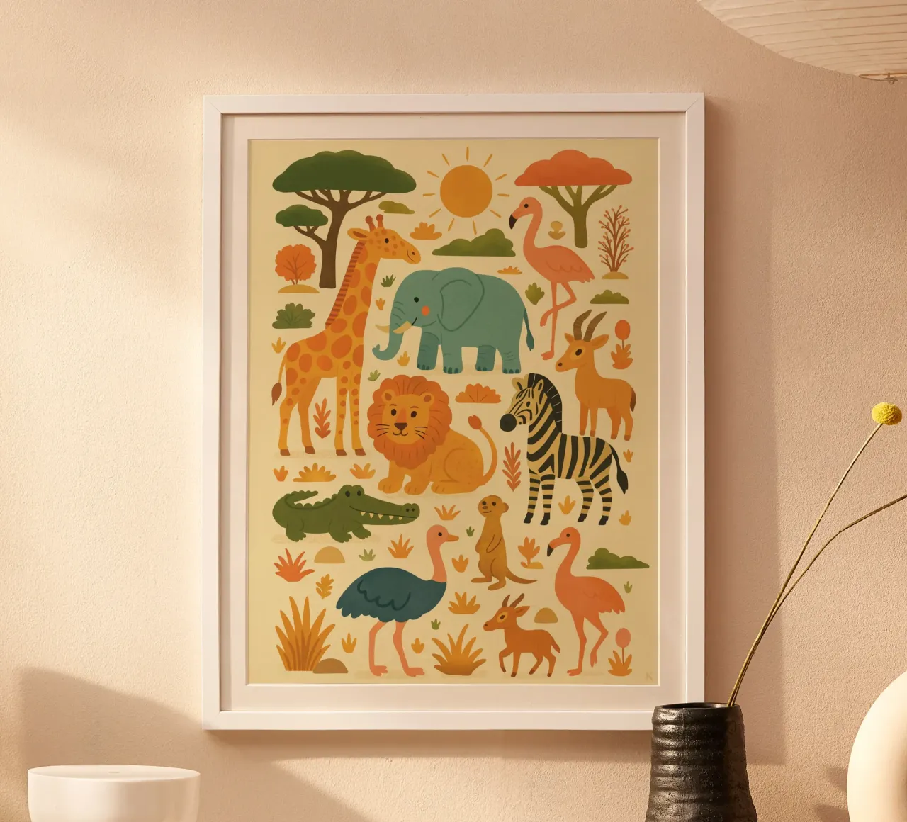 La Savane poster da kokoprint
