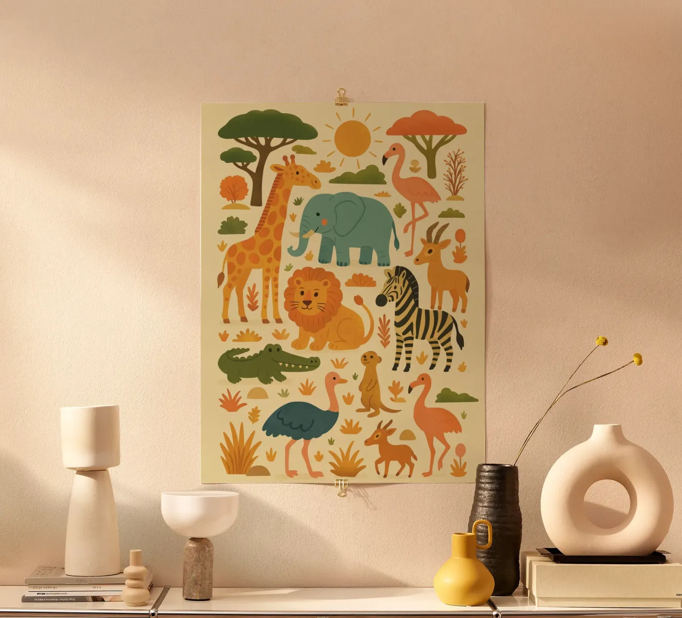 La Savane poster da kokoprint