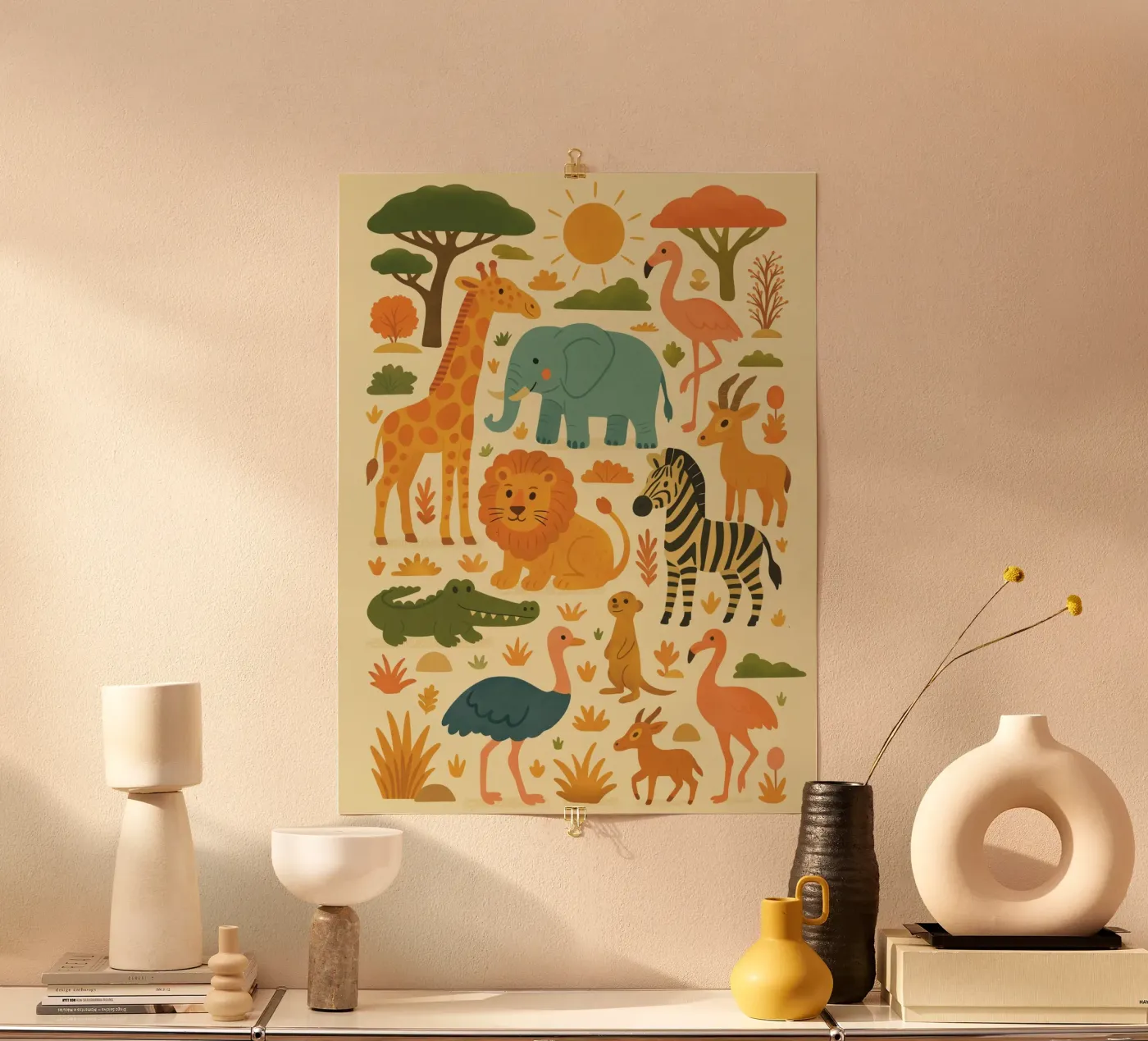 La Savane poster da kokoprint