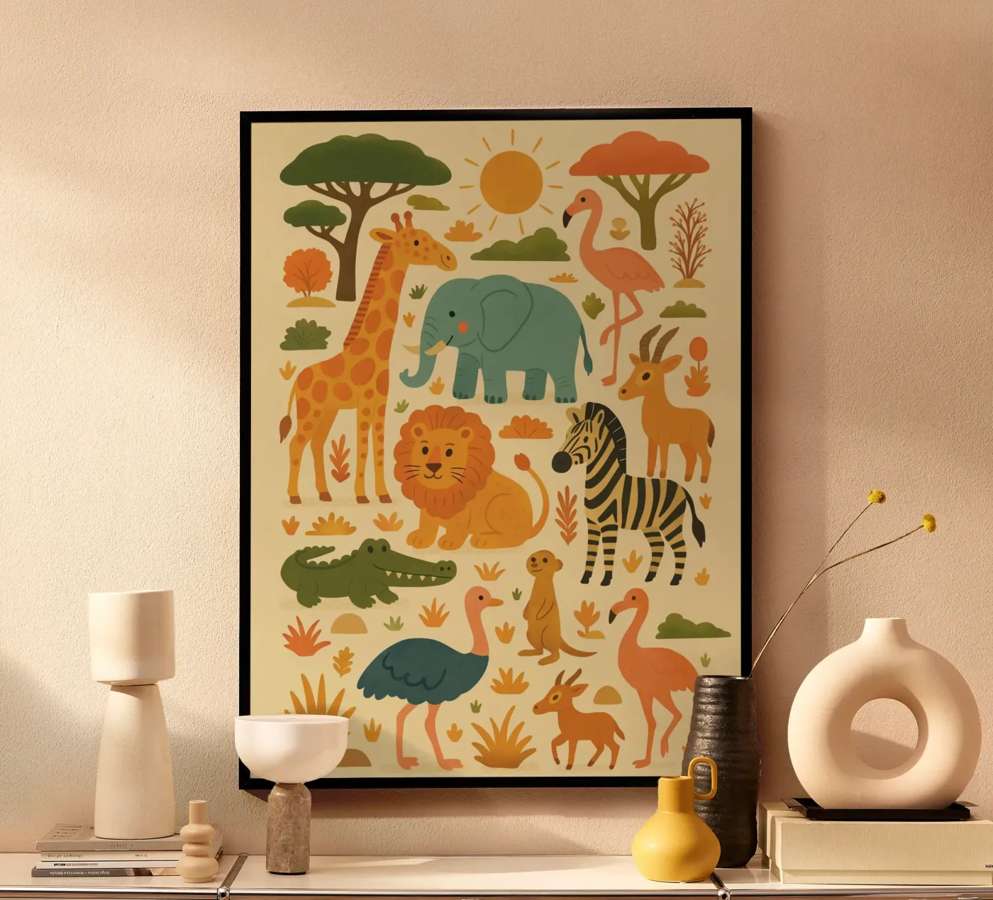 La Savane poster da kokoprint