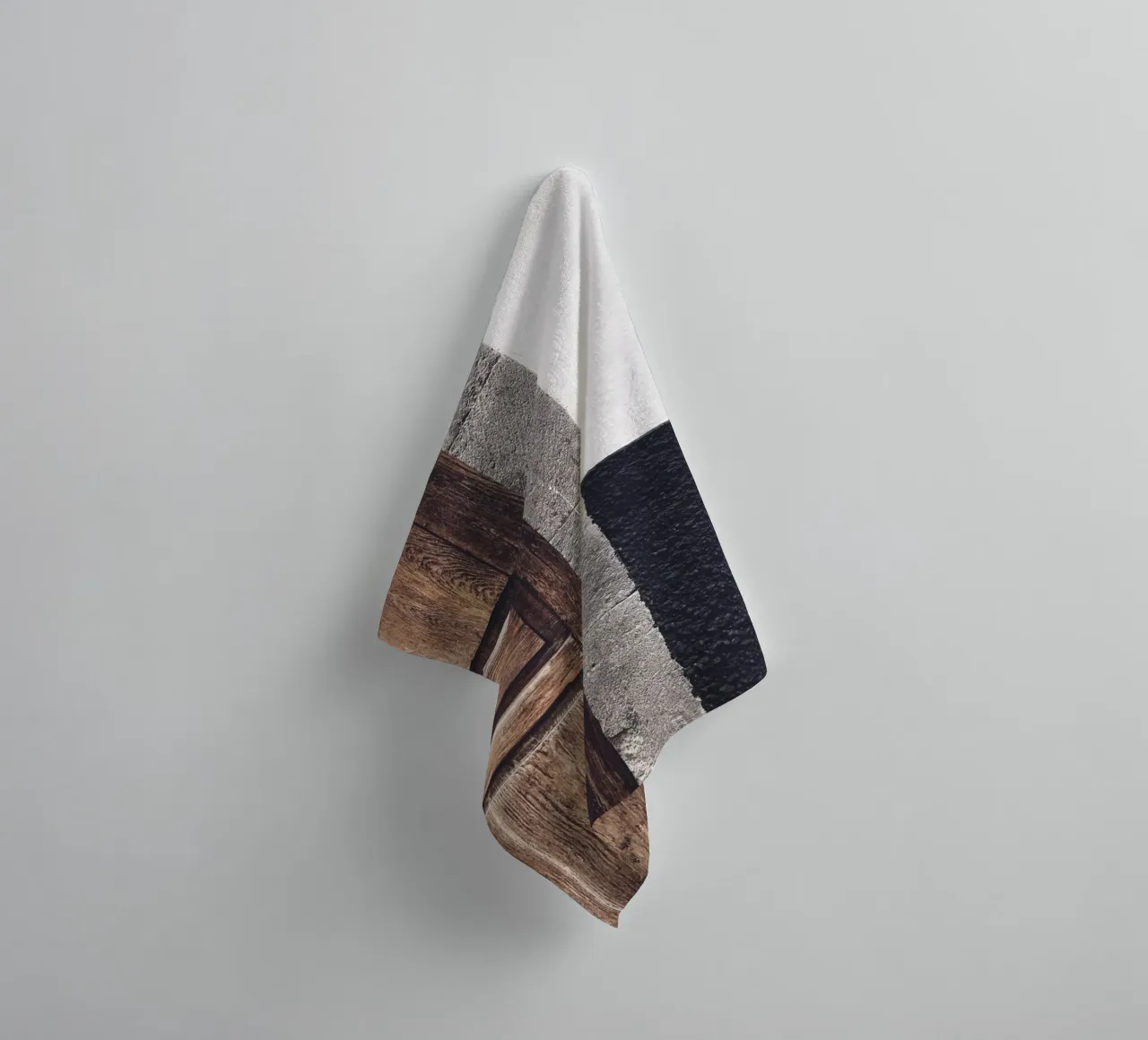 Rustic door art - vintage architecture towel by Whole©