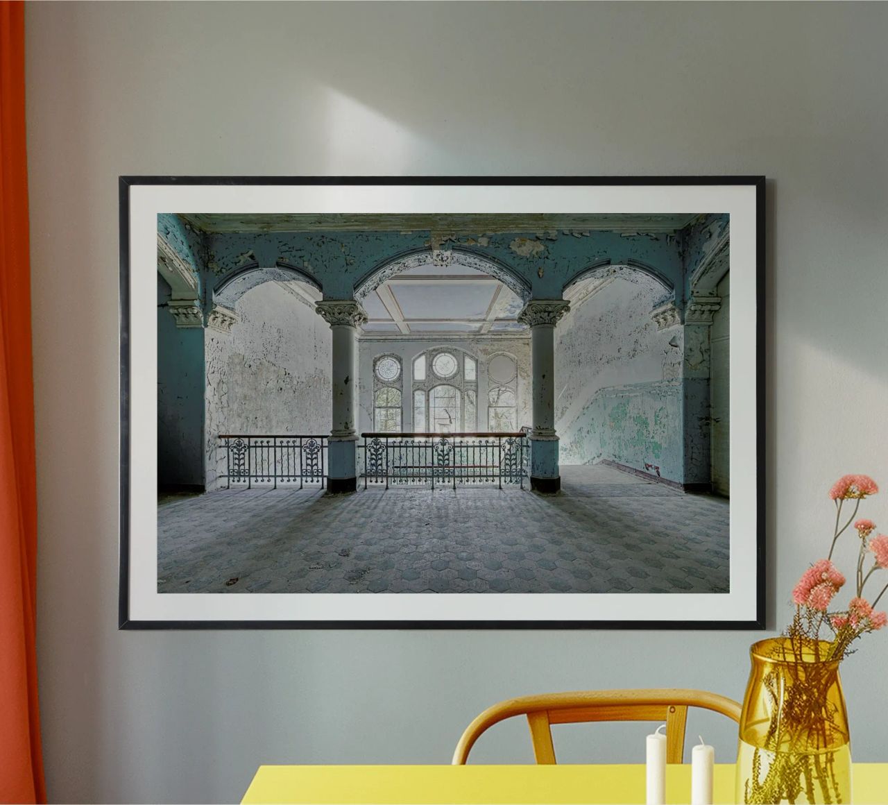 Kurhaus 1 poster by Michael Belhadi