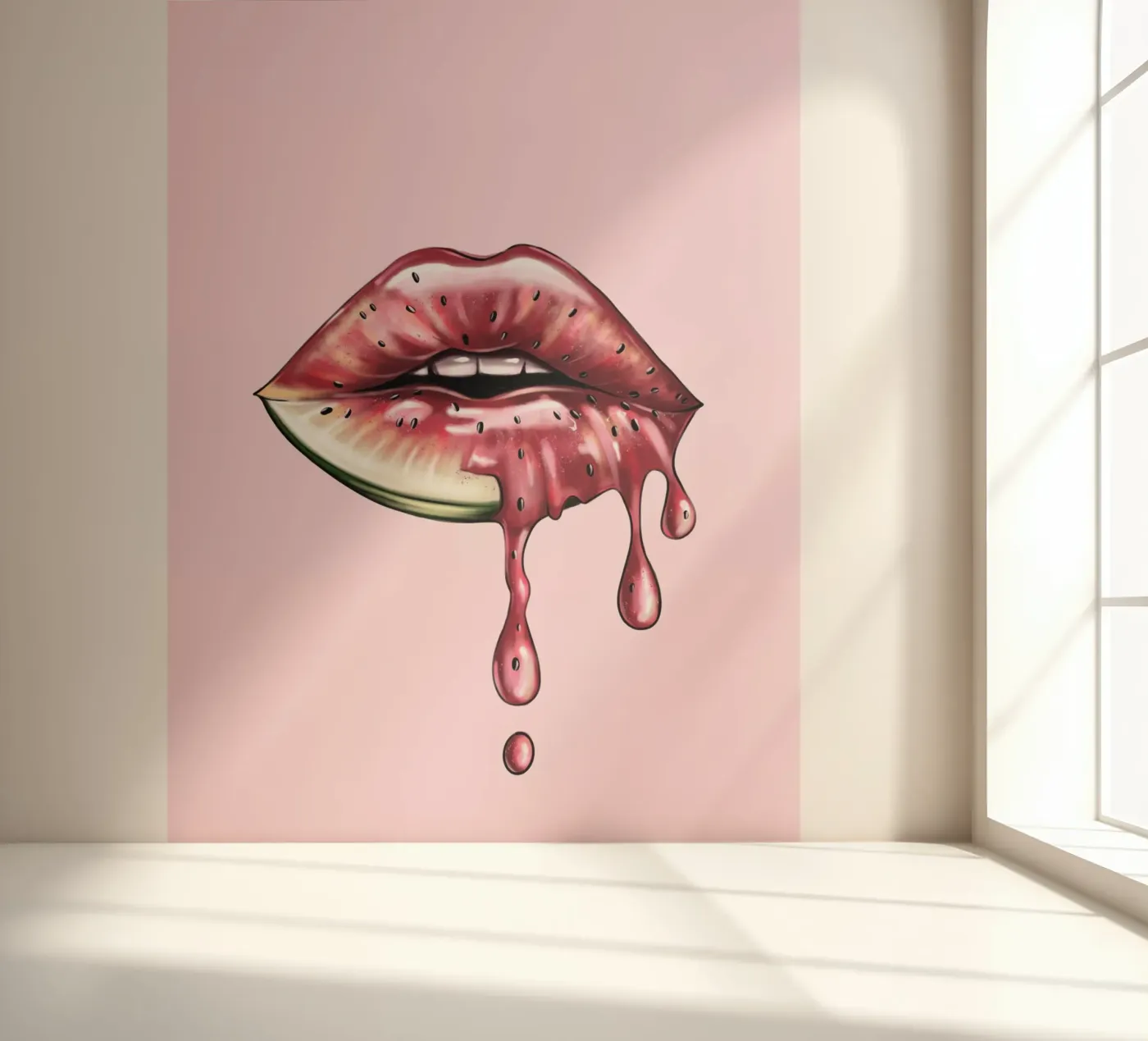 Lips fotobehang van by elle arts moments