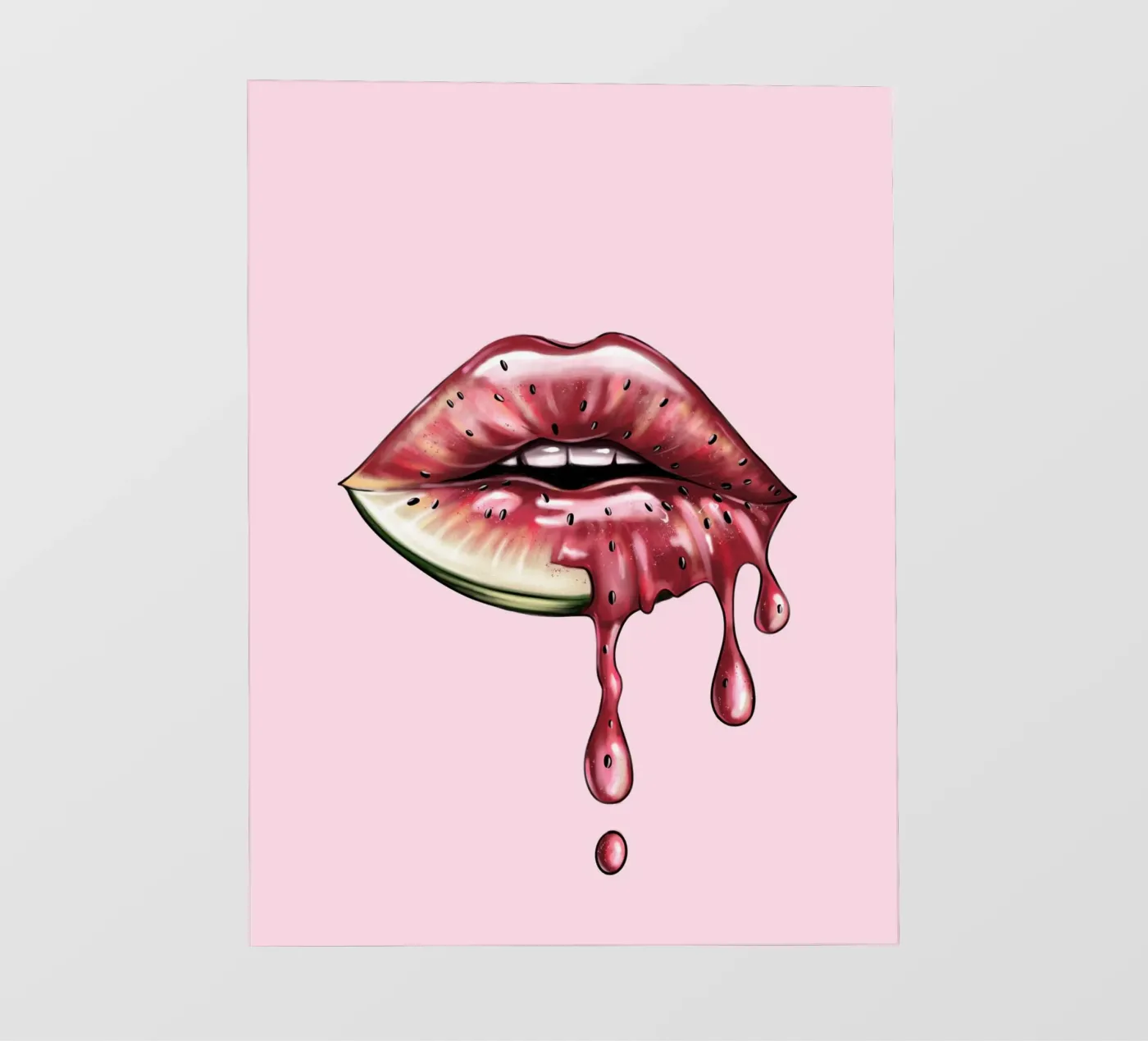 Lips fotobehang van by elle arts moments