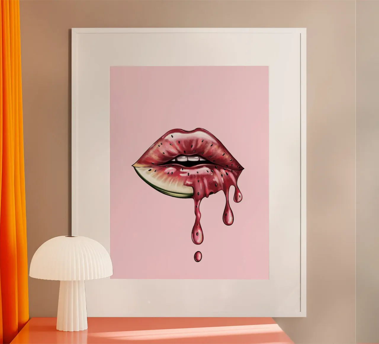 Lips poster da sketch_visual_studio