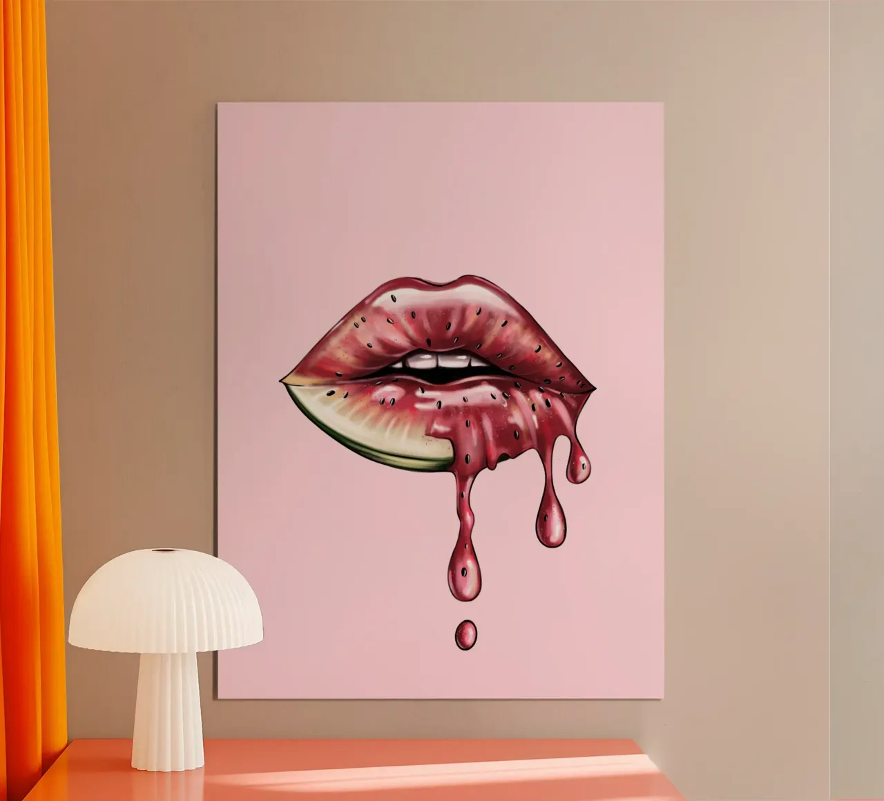 Lips poster da sketch_visual_studio