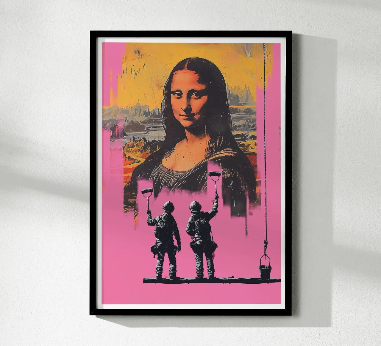 Mona in Pink Poster von Dikhotomy