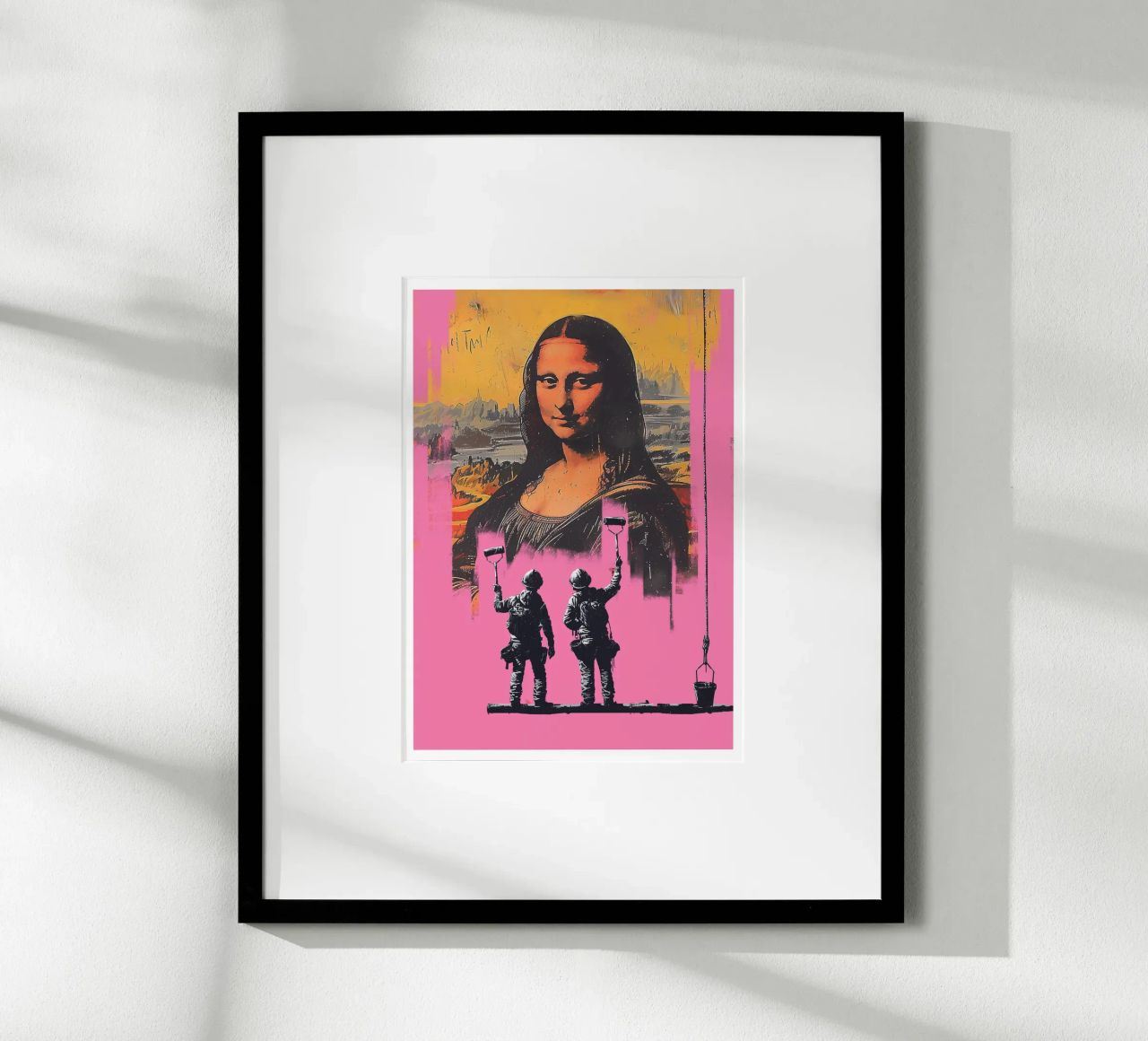 Mona in Pink Poster von Dikhotomy