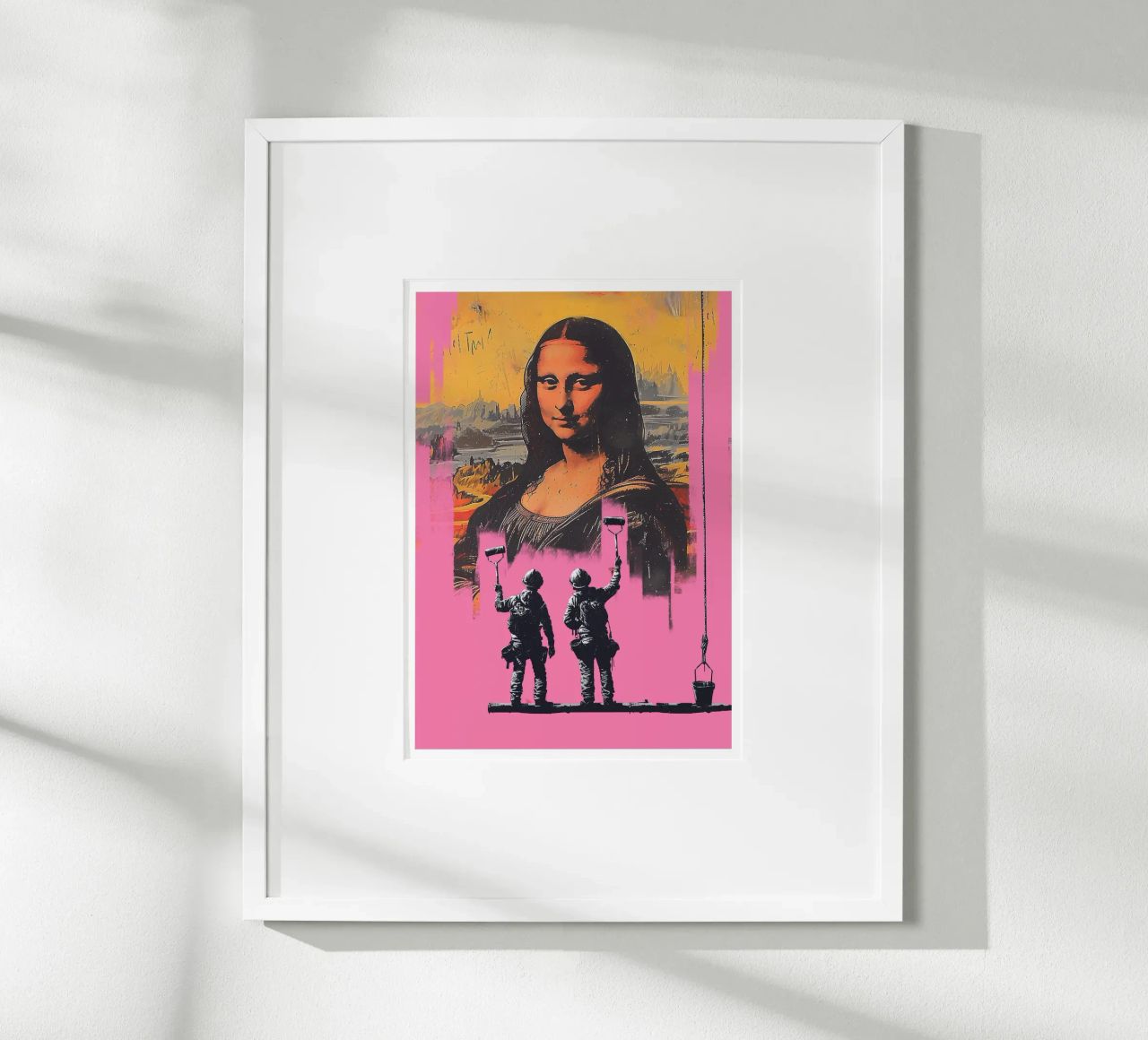 Mona in Pink Poster von Dikhotomy
