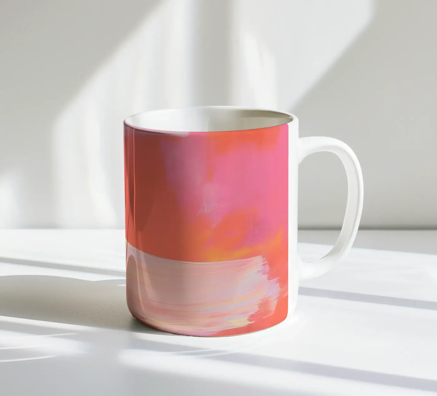 Warm Current ceramic mug by Colormenta