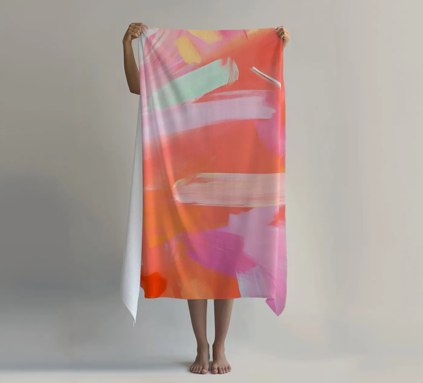 Warm Current beach towel by Colormenta